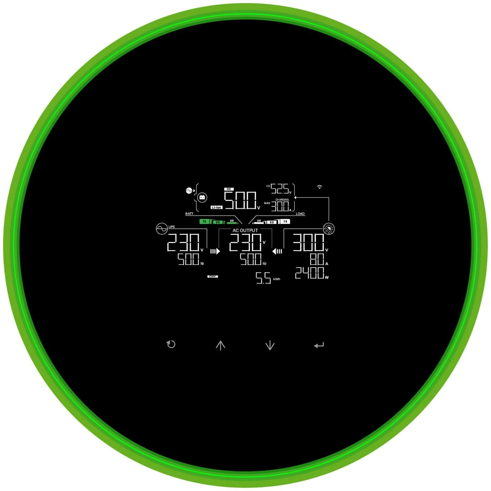 PowerWalker 5600 SKY OGN (10120230) (UA) Мощность инвертора (активная) 5.6 кВт