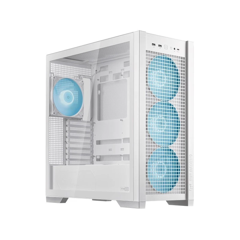 Asus TUF Gaming GT302 ARGB White без БП (90DC00I3-B19000) (UA) Типорозмір: Midi Tower; Форм-фактор