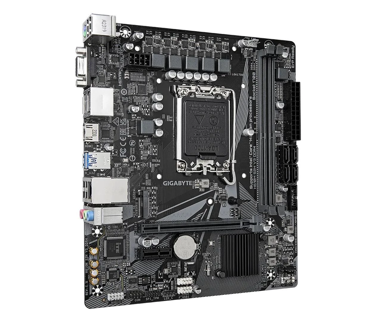 Gigabyte H610M S2H V3 DDR4 EU Охолодження секції живлення радіатором  ні