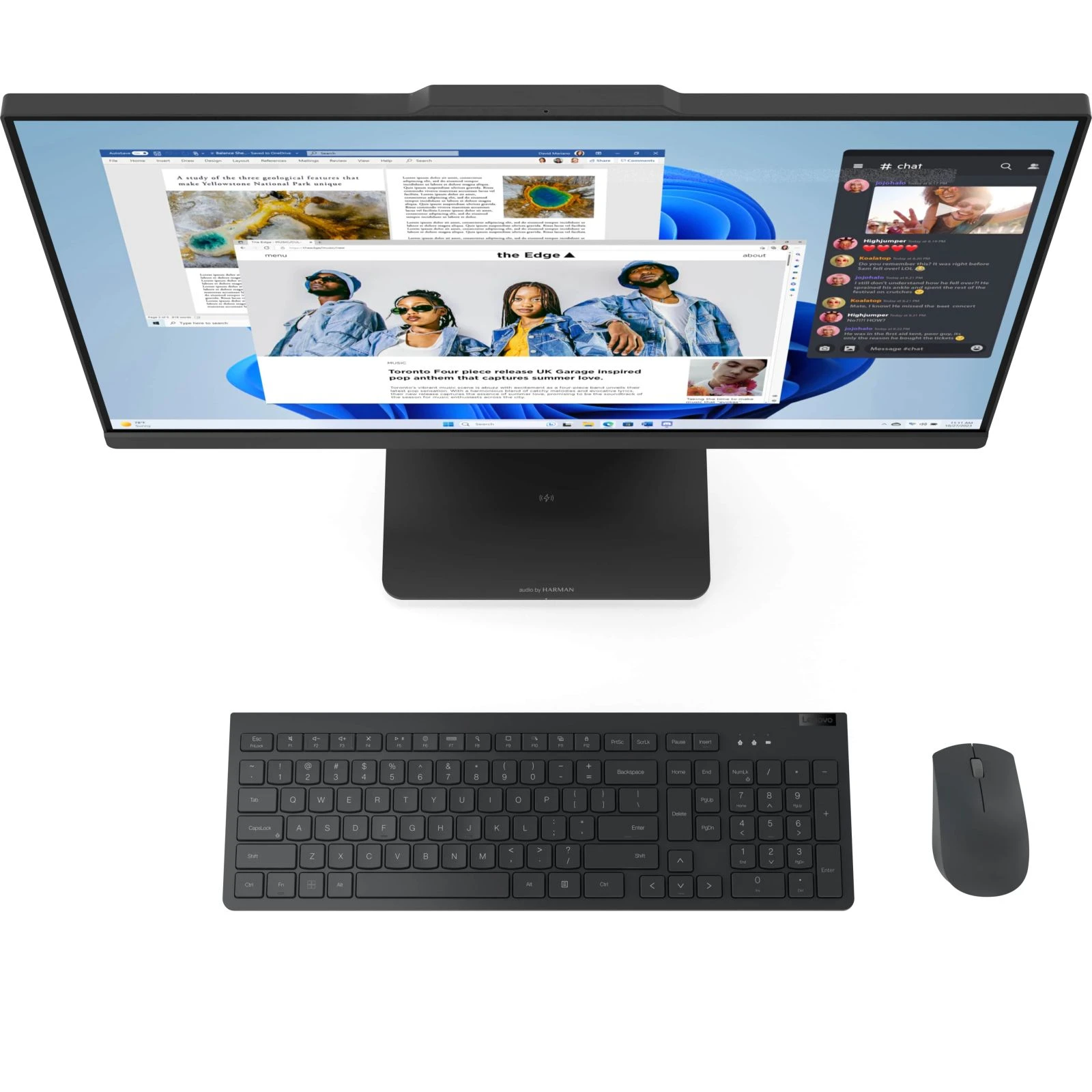 Lenovo IdeaCentre AiO 24ARR9 / Ryzen3 7335U, 8, 512, KM (F0HR004NUO) (UA) Тип ПК: Для работы и учебы; Вид: