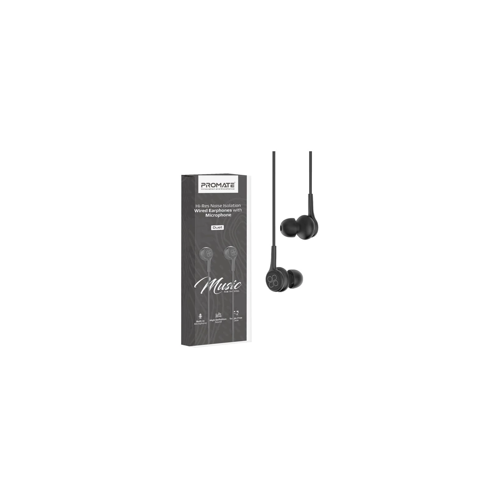 Promate Duet Black (duet.black) (UA) Призначення: для ноутбука, для