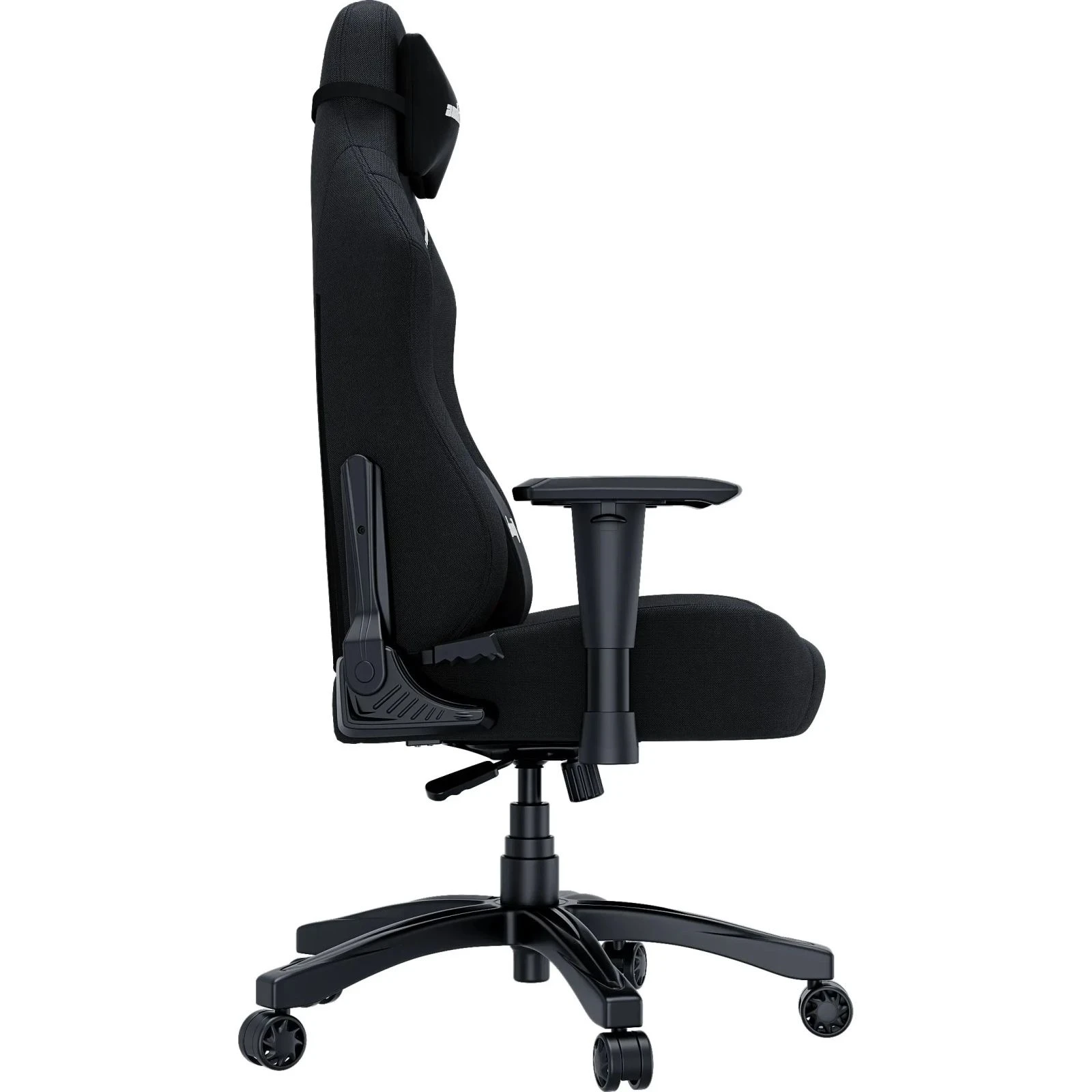 Anda Seat Luna Fabric Size L Black (AD18-44-B-F) (UA) Основание 5 ножек с колесами