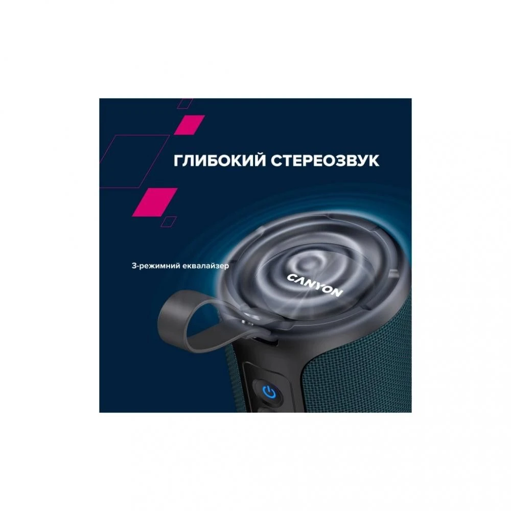 Canyon OnMove 15 Dark Blue (CNE-CBTSP15BK) (UA) Підключення дротове, бездротове