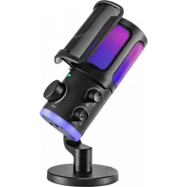 Fifine AM6 (UA) Вихідний штекер USB Type-C, роз'єм для навушників mini jack 3,5 мм