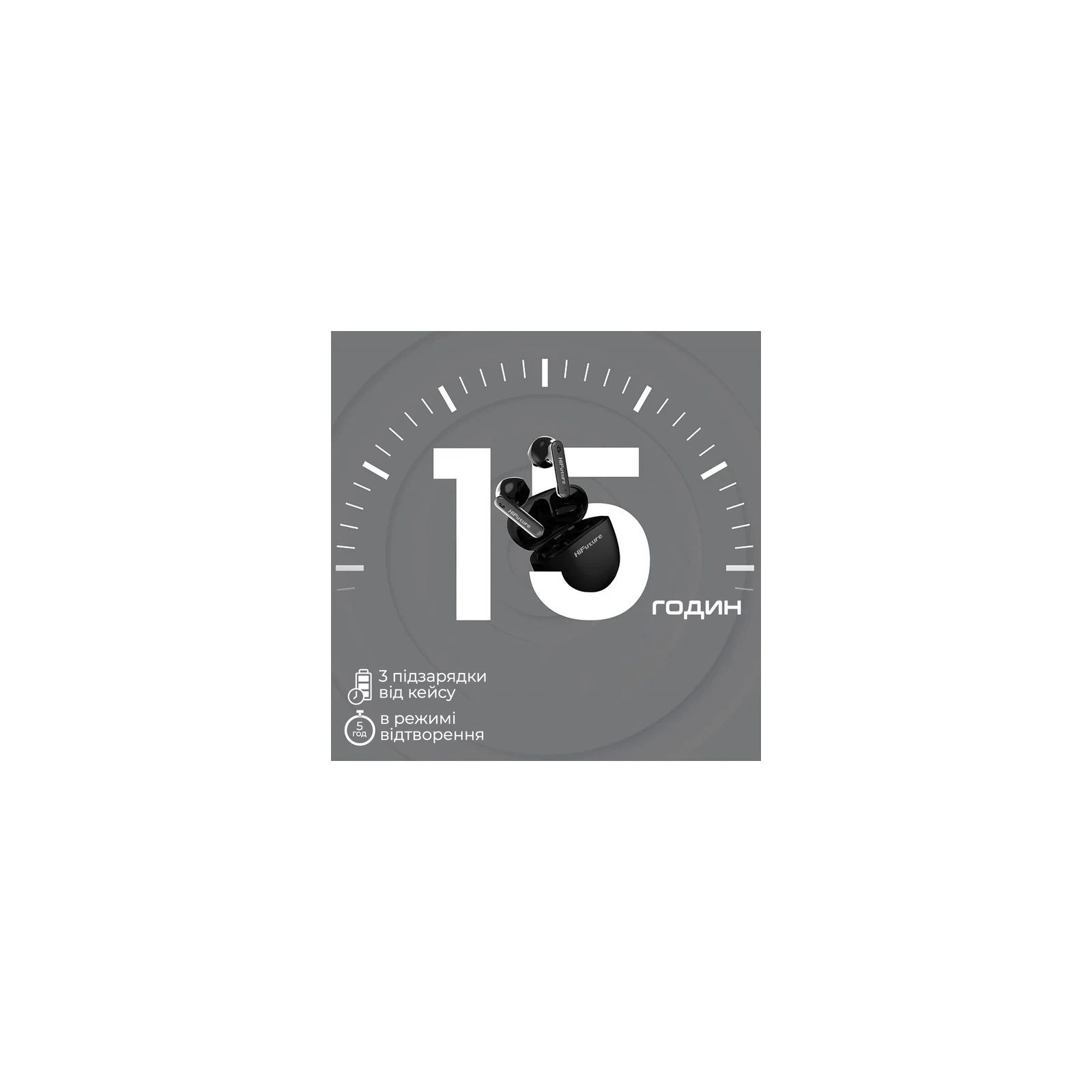 HIFuture ColorBuds2 Black (colorbuds2.black) (UA) Конструкция вкладыши