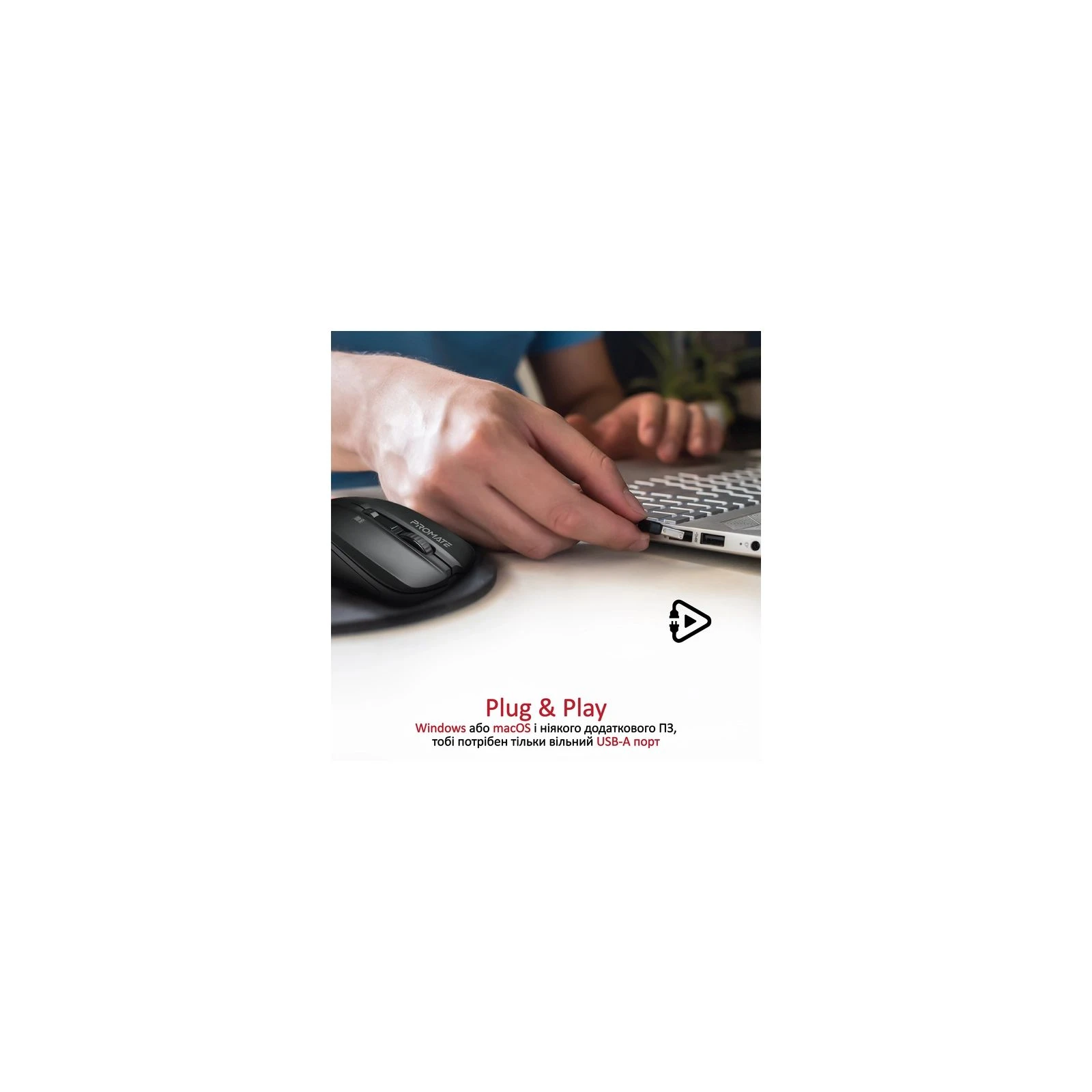 Promate Contour Wireless Black (contour.black) (UA) Тип: Класичні, Портативні;