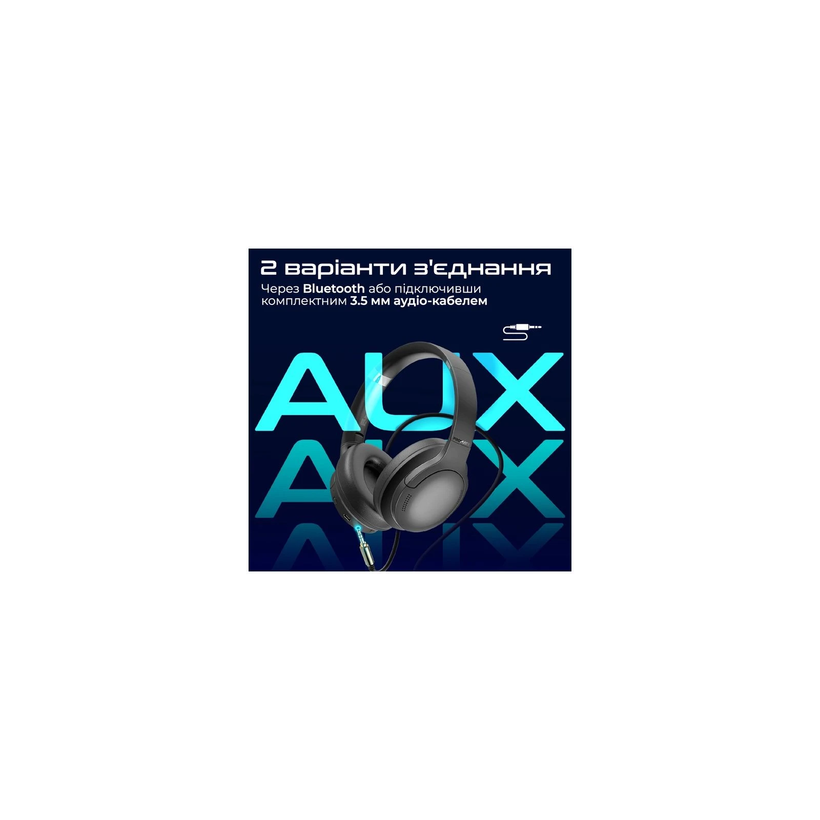 Promate LaBoca-Pro Black (laboca-pro.black) (UA) Підключення комбіноване