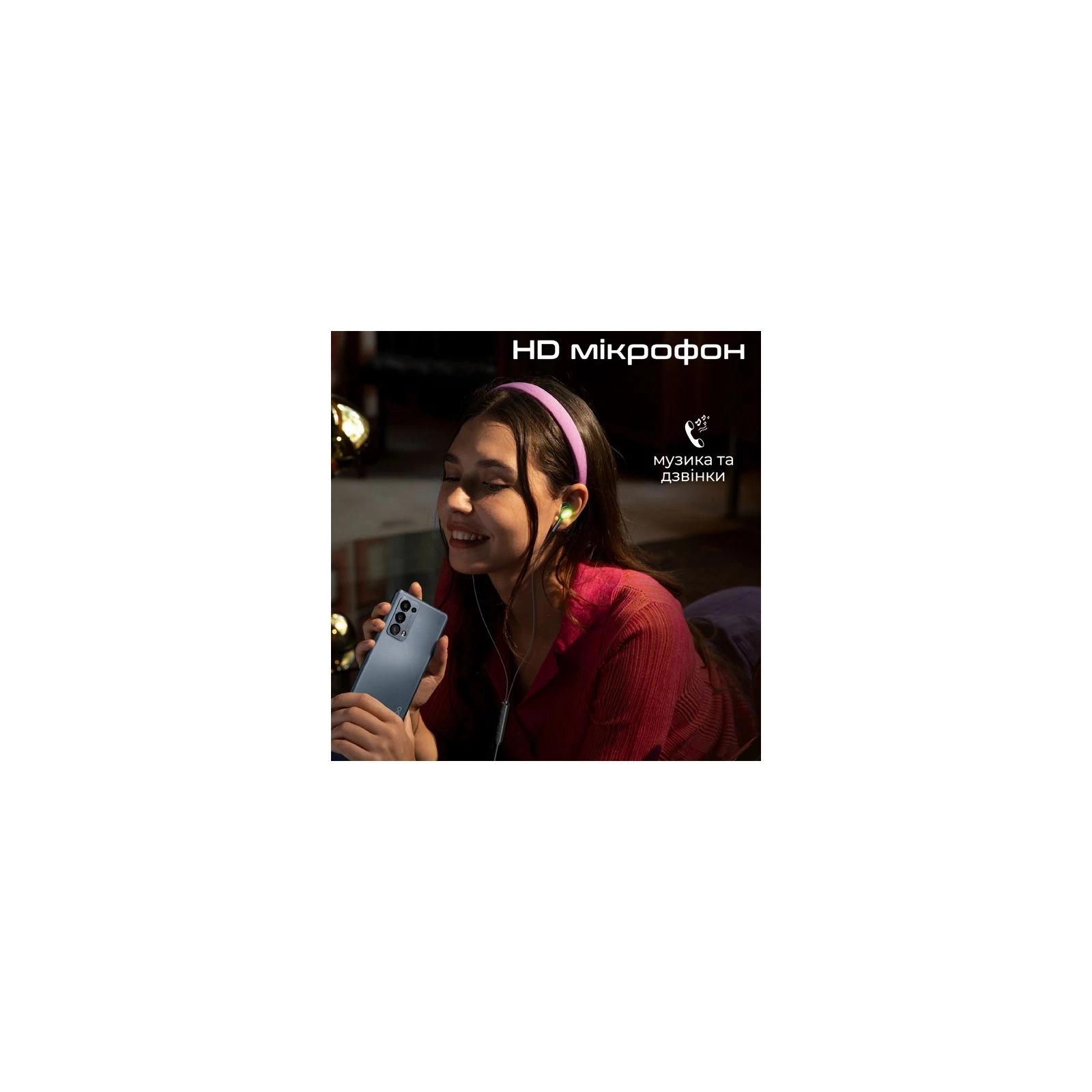 Promate LumiBuds-C Black (lumibuds-c.black) (UA) Интерфейс подключения USB Type-C