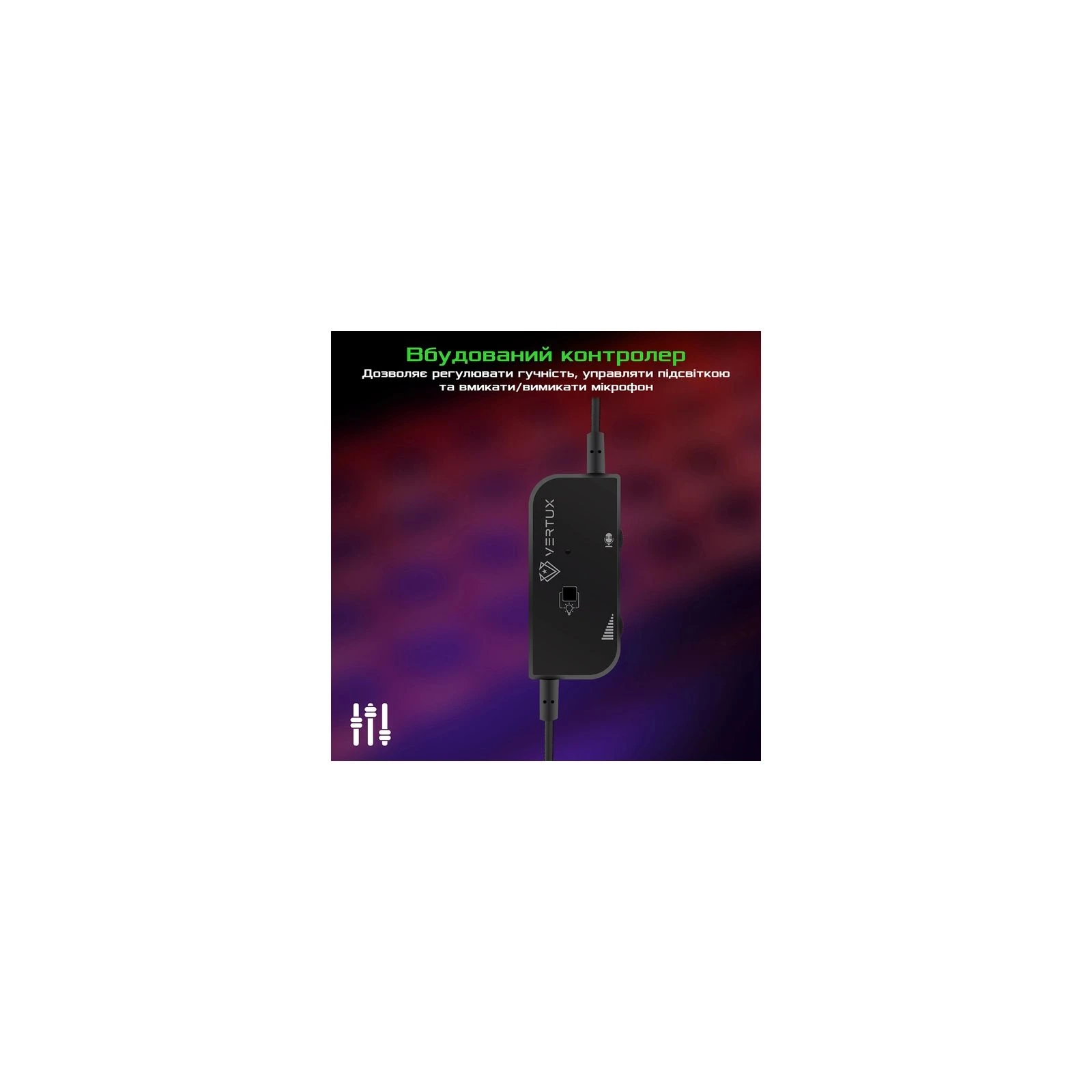 Vertux Tokyo 7.1 Mini Jack 3.5мм Black (tokyo.black) (UA) Підключення дротове