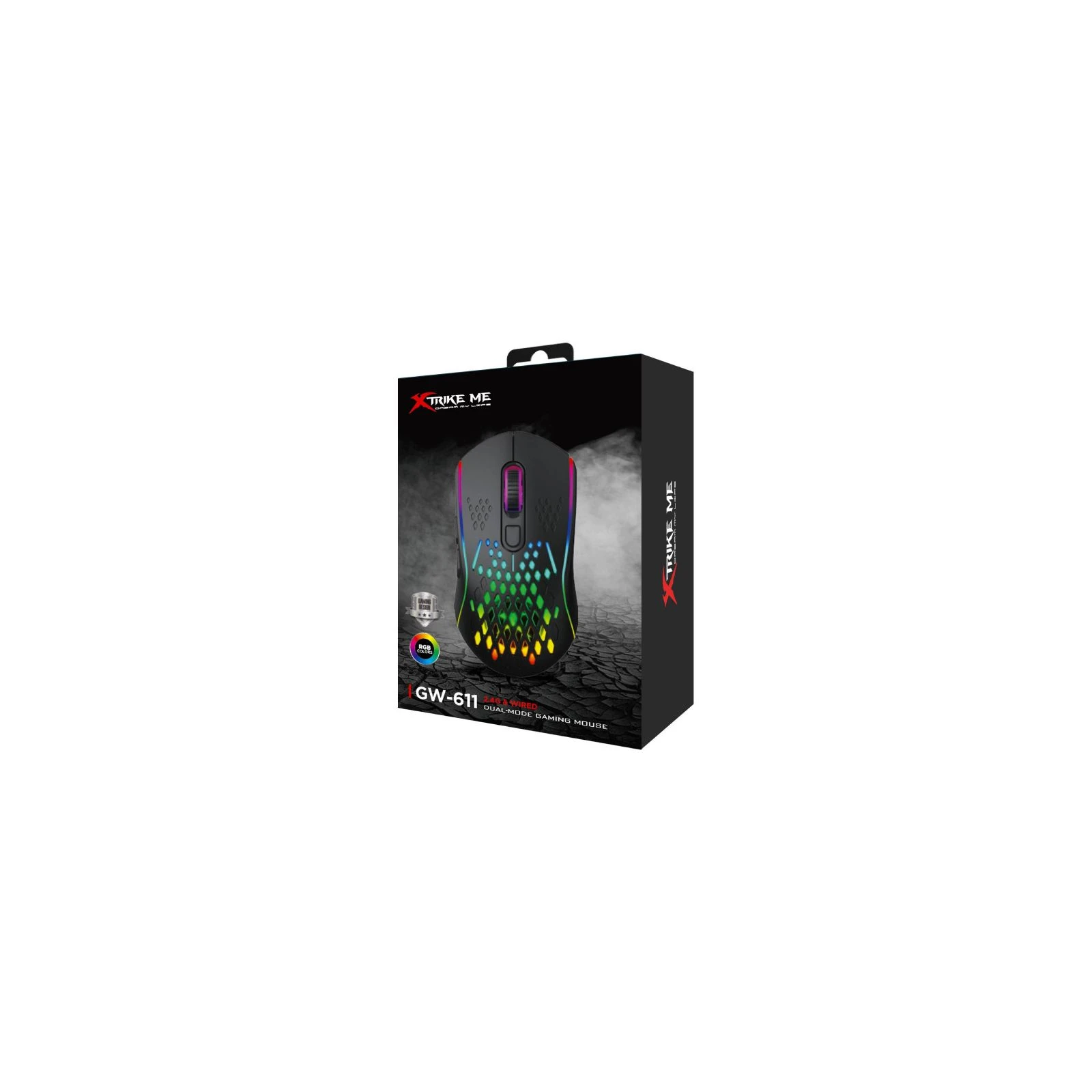 Xtrike ME GW-611 Wireless RGB Black (GW-611) (UA) Тип: Геймерские, Оригинальный