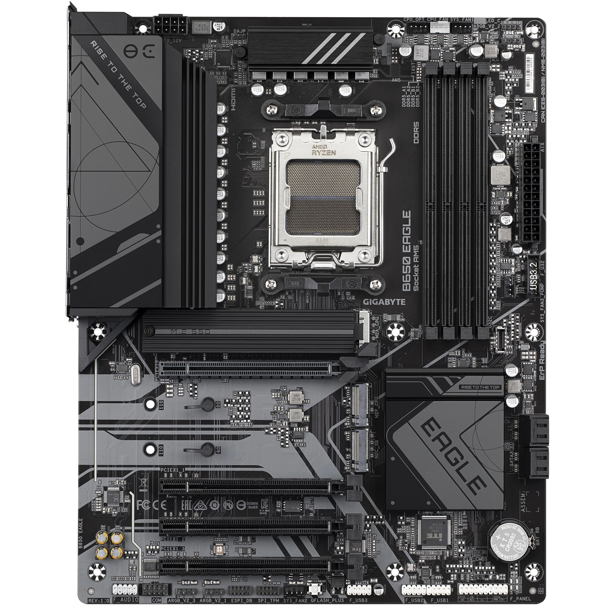 Gigabyte B650 Eagle Socket AM5 (UA) Сокет: AM5; Чіпсет: AMD B650;