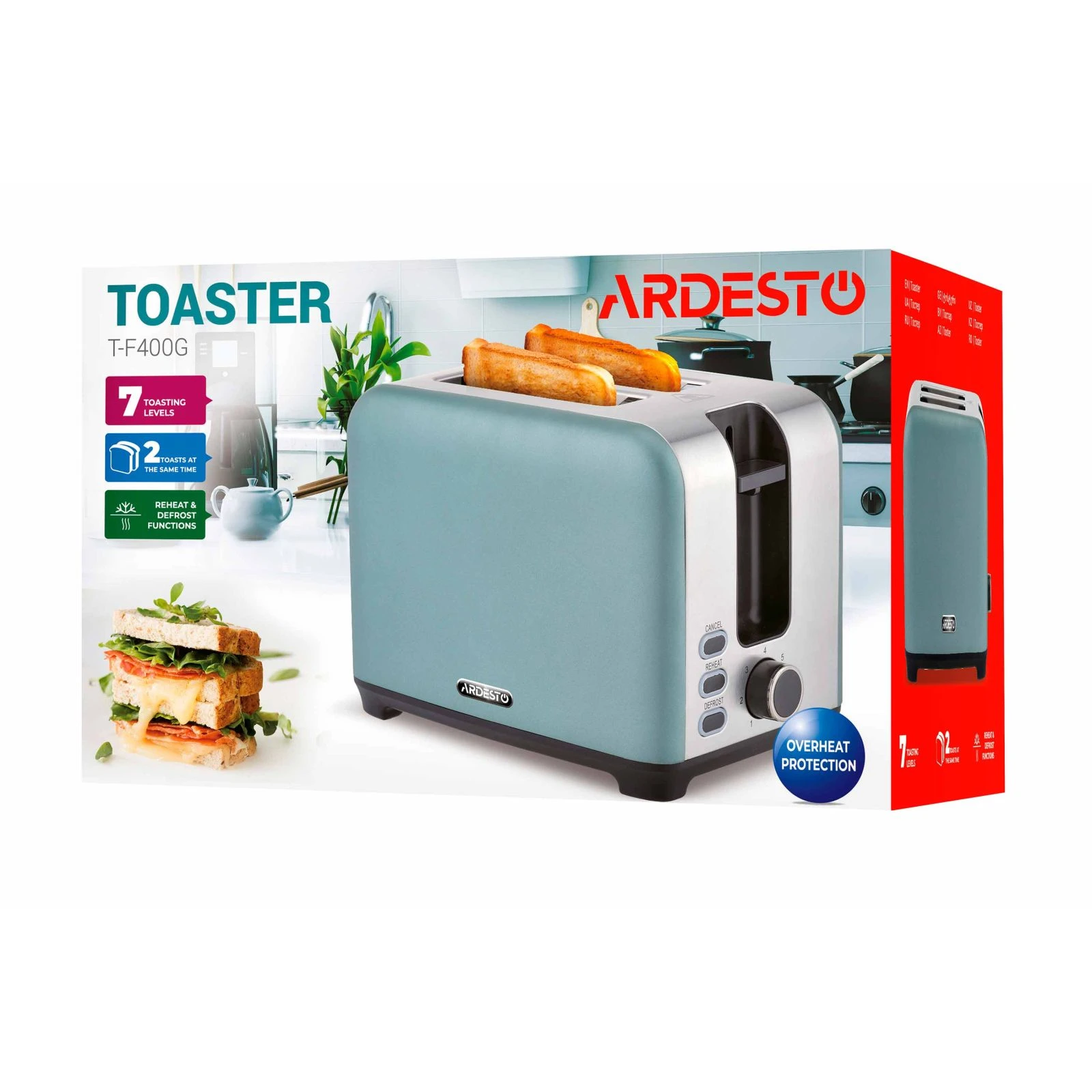 Ardesto T-F400G Тип керування: