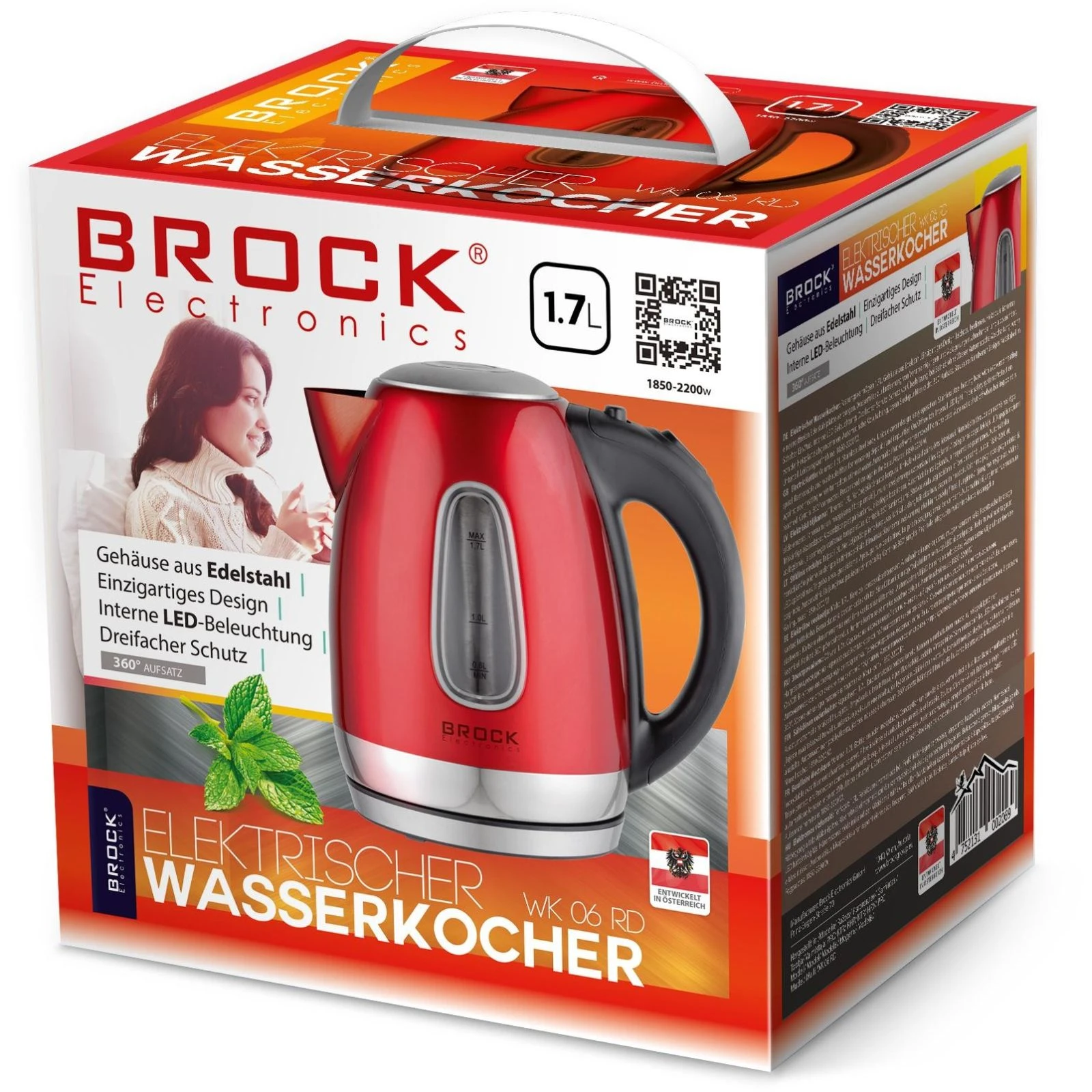 Brock WK 06 RD  (UA) Тип: обычный; Объем: 1.7 л;