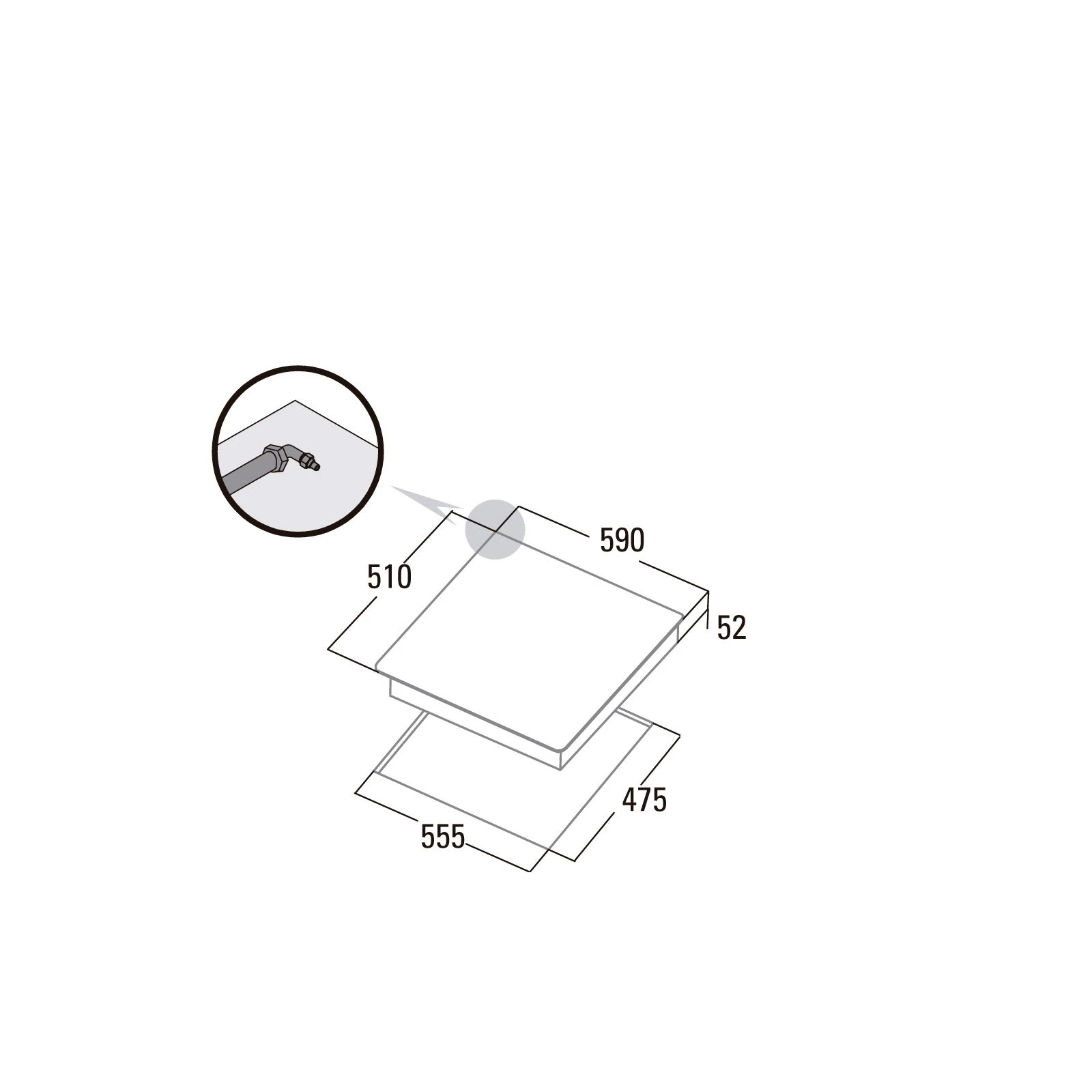 Cata CCI 6031 BK (UA) Тип поверхности: газовая;