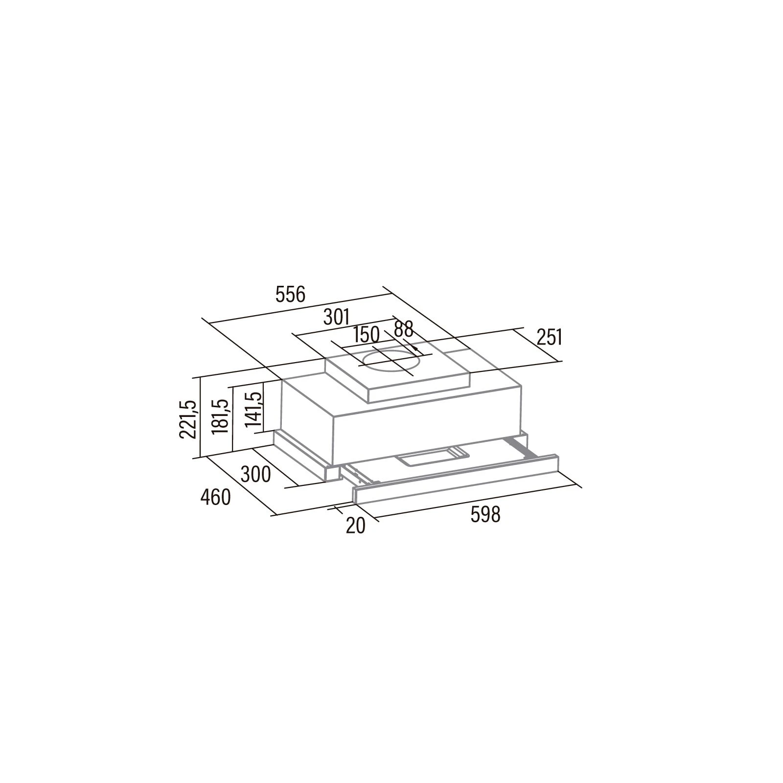 Cata TFH 6630 BK (UA) Тип: телескопическая; Тип