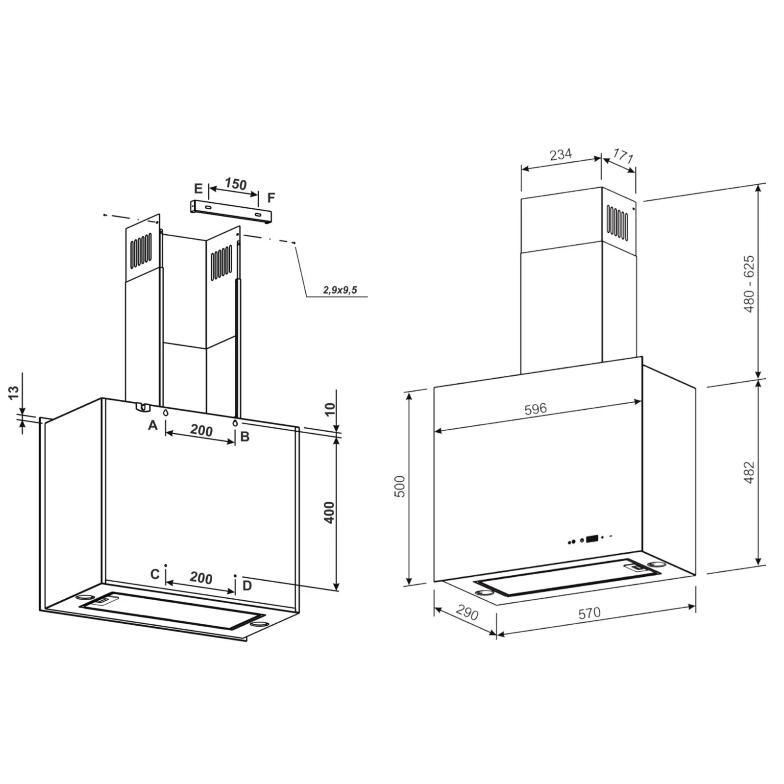Eleyus MIRRA 1200 LED 60 BL (UA) Тип: наклонная; Тип монтажа: