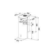 Franke Flexa FTU 3805 XS LED0 (335.0518.748) (UA)