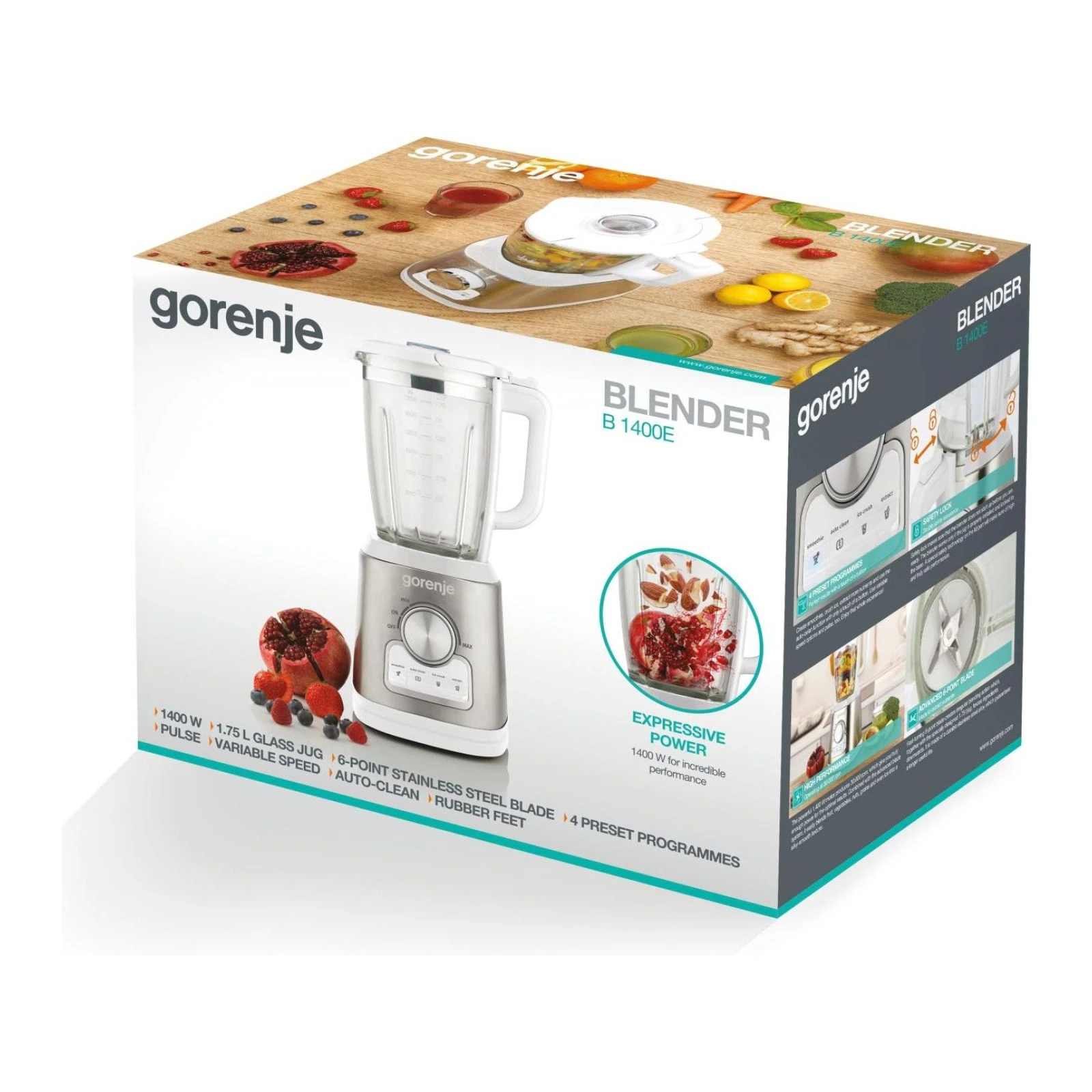 Gorenje B1400E (UA) Тип: стационарный; Мощность: 1400