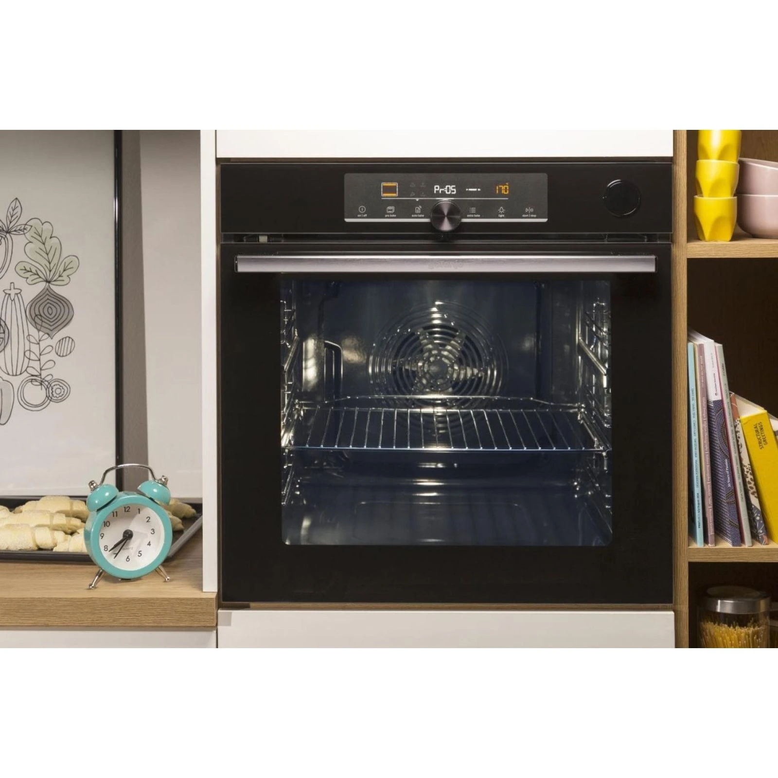 Gorenje BO6735E02X (UA) Управління механічне