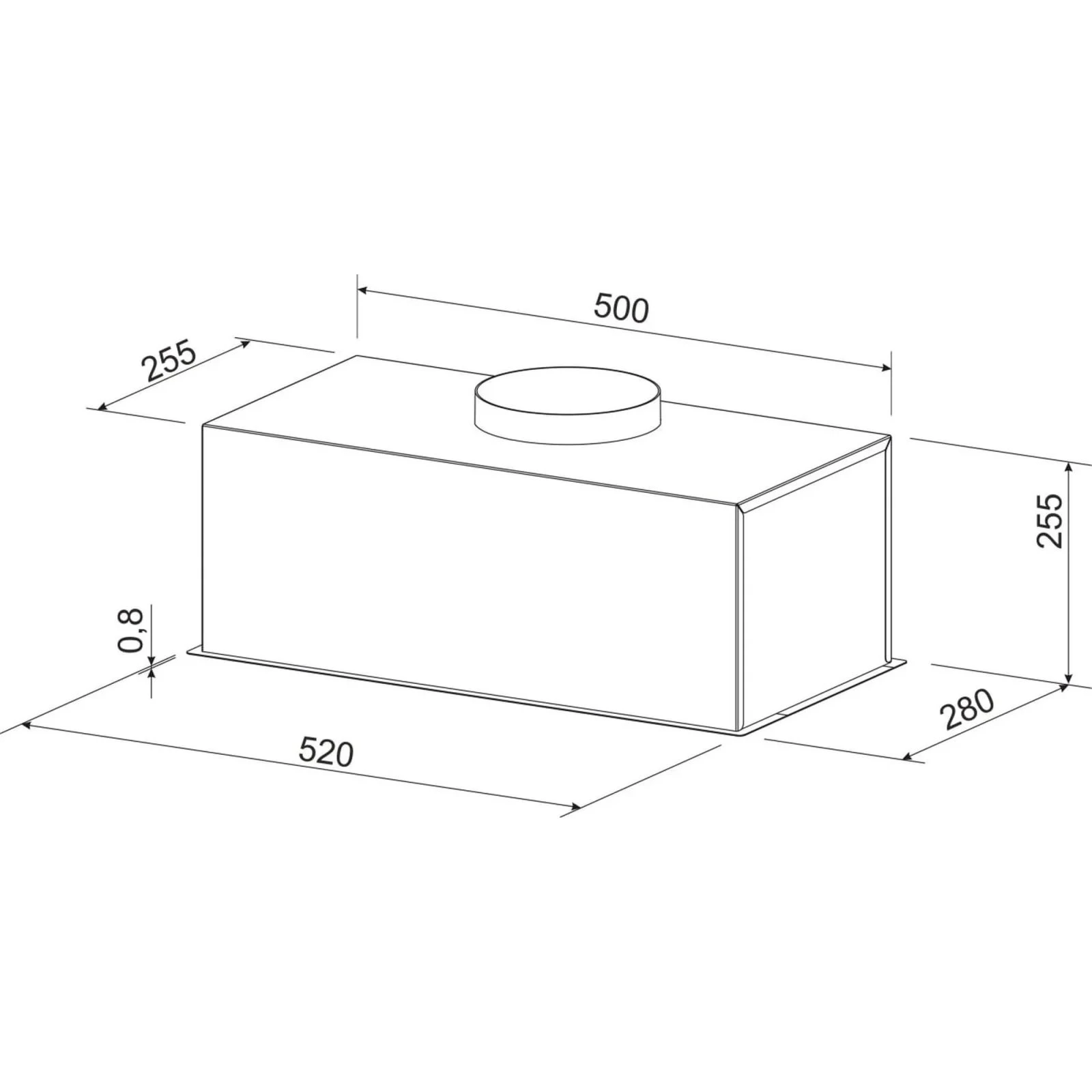 GRANADO Palamos 2613-1200 black (GCH556311) (UA) Тип: вбудована; Тип монтажу: у