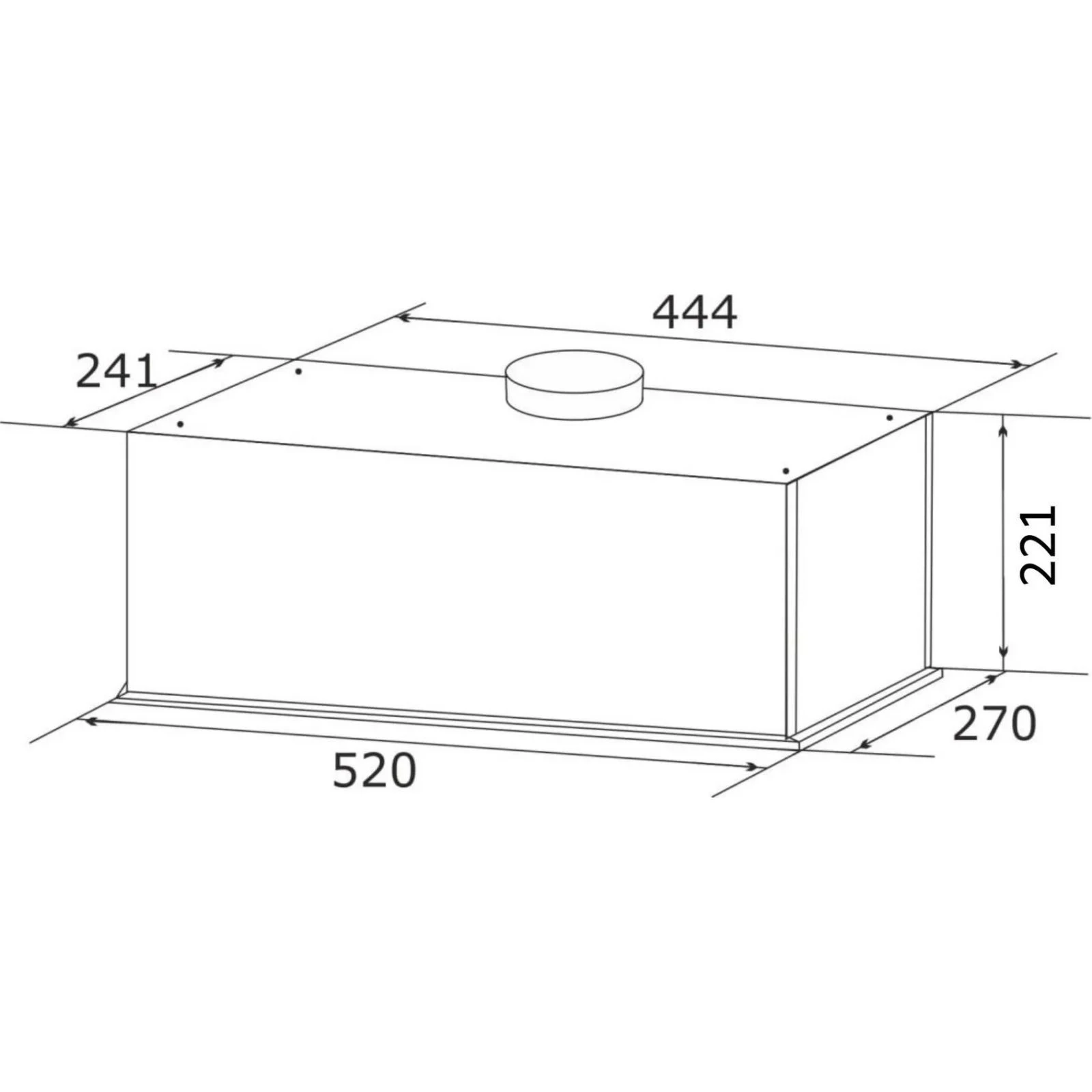 GRANADO Palamos 3603-1200 black LINE (GCH516311L) (UA) Тип: вбудована; Тип монтажу: у
