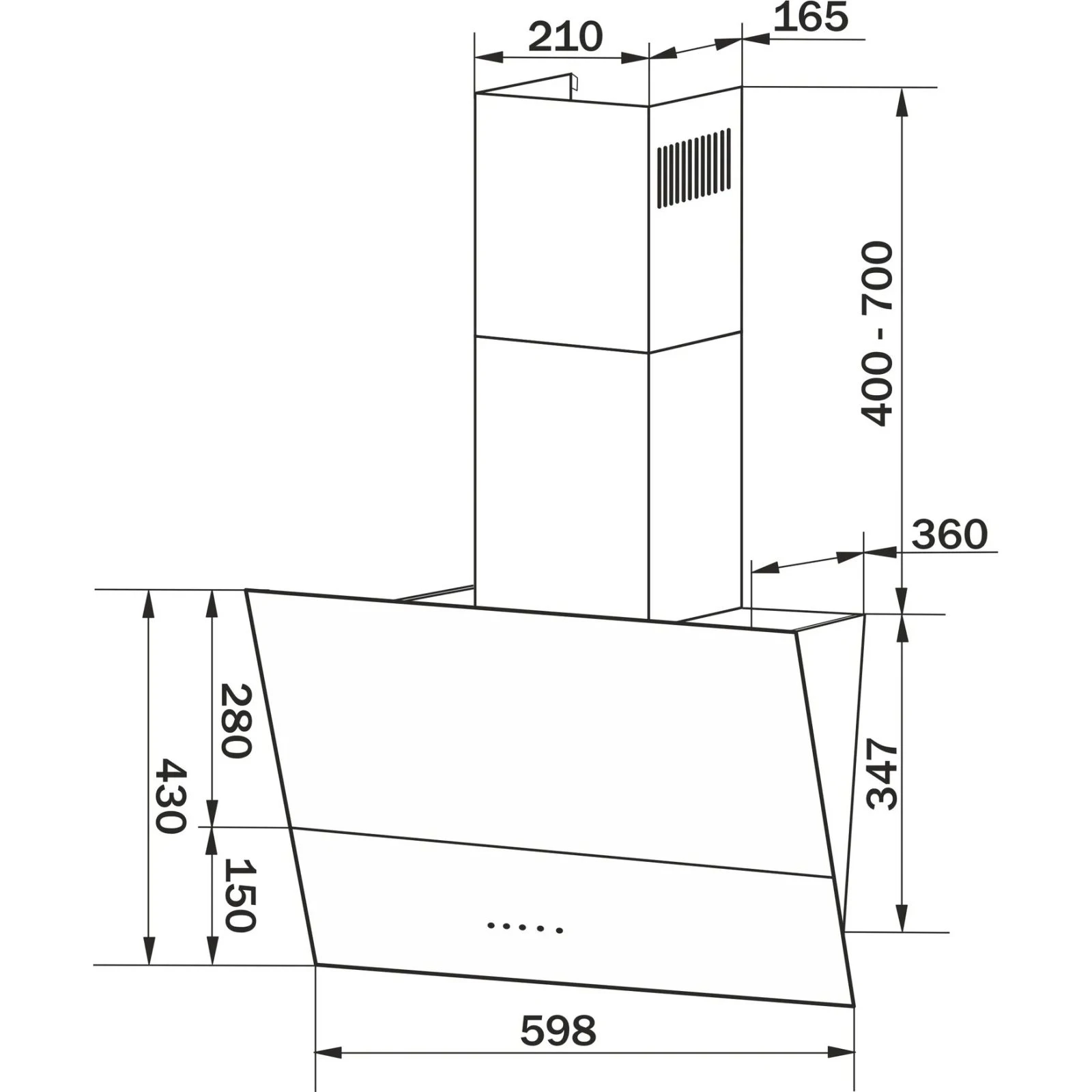GRANADO Vivares 613-1100 white glass (GCH316355) (UA) Тип: вбудована; Тип монтажу: у
