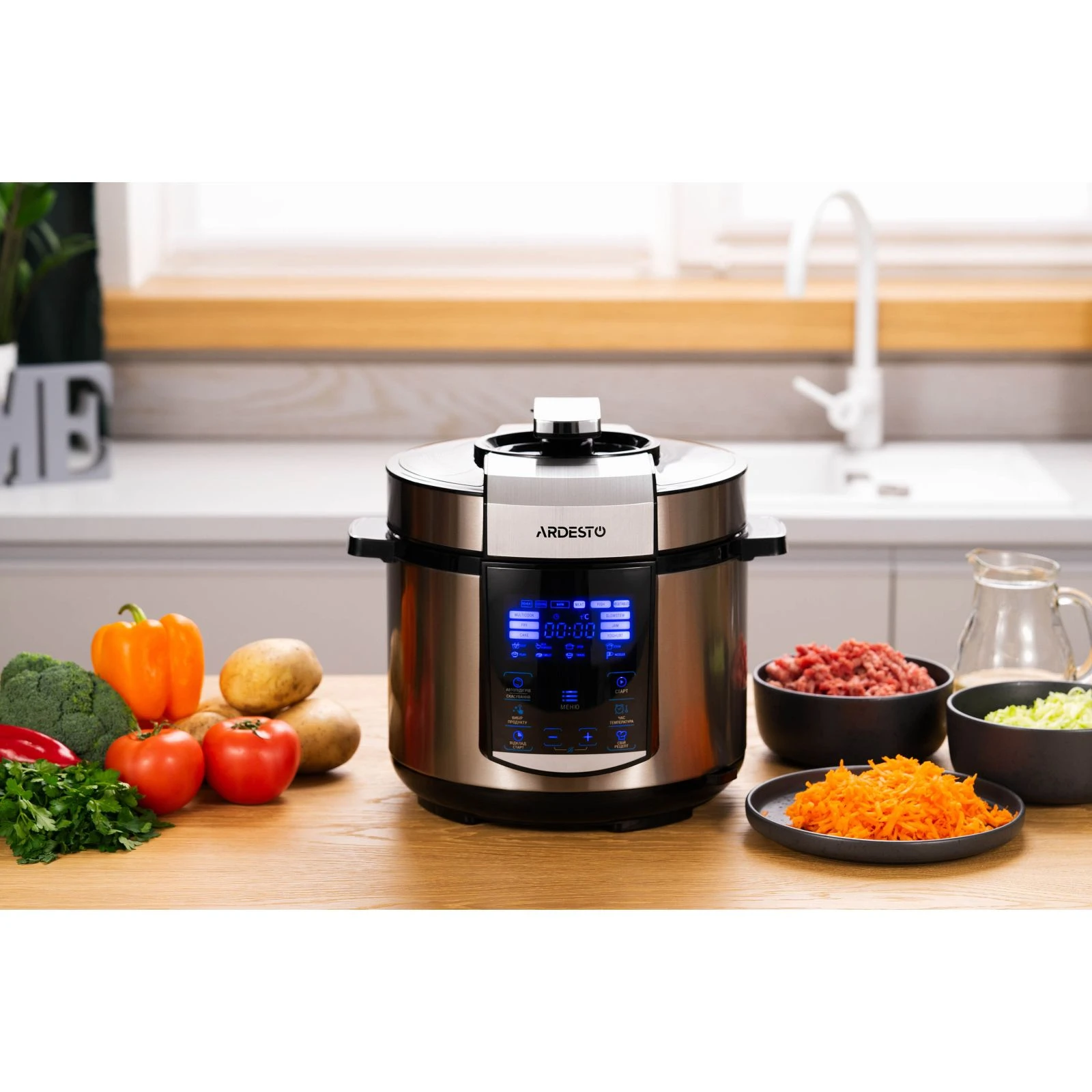 Мультиварка Ardesto MPC-P225 (UA) Тип: мультиварка - скороварка;