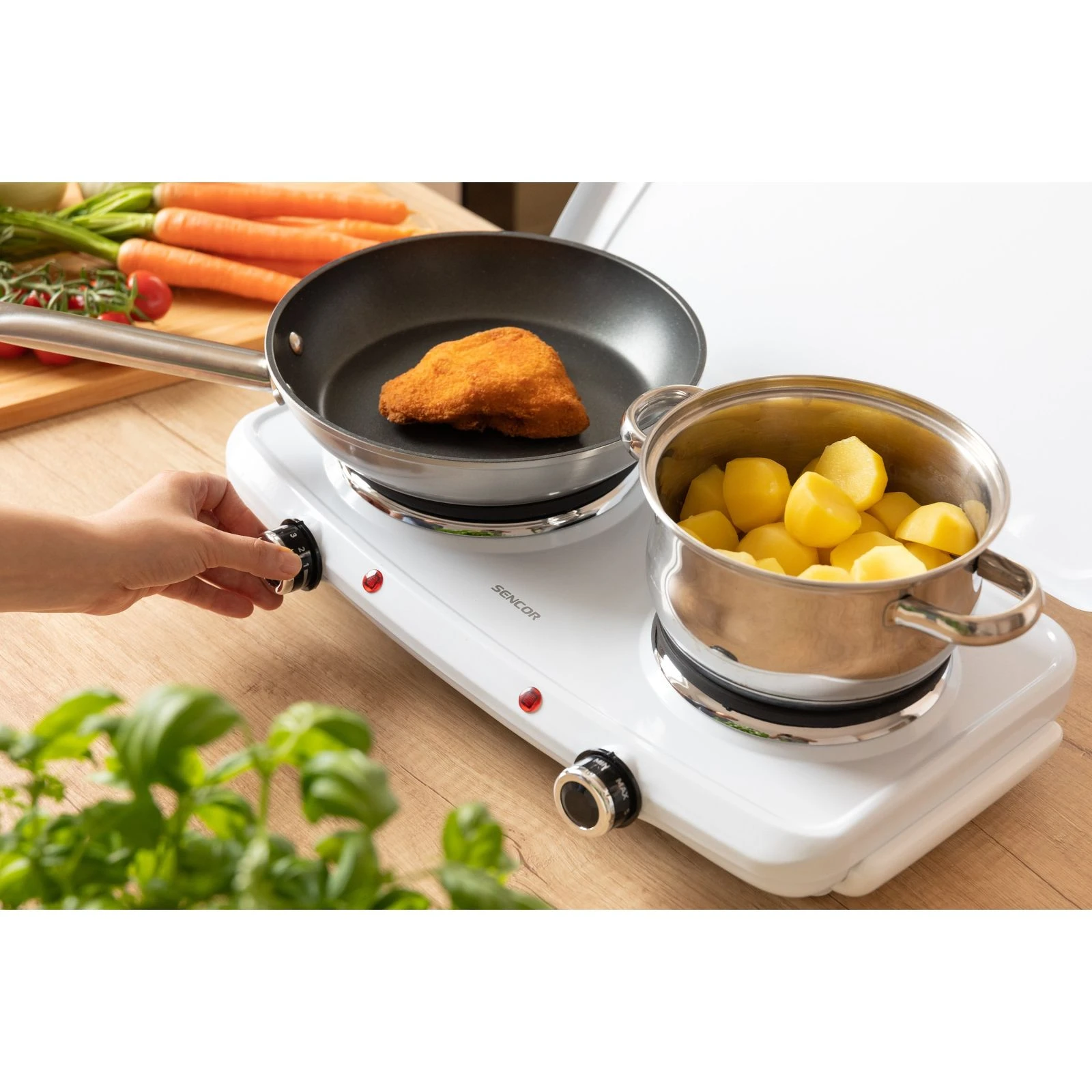 Sencor SCP2271WH-EUE4 (UA) Тип варочной поверхности: