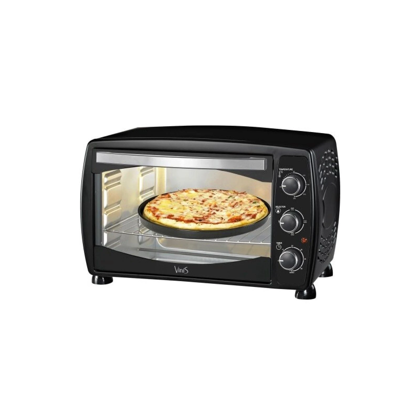 Вініс ВО-4218Б (UA) Потужність: 1800 Вт; Об'єм духовки: