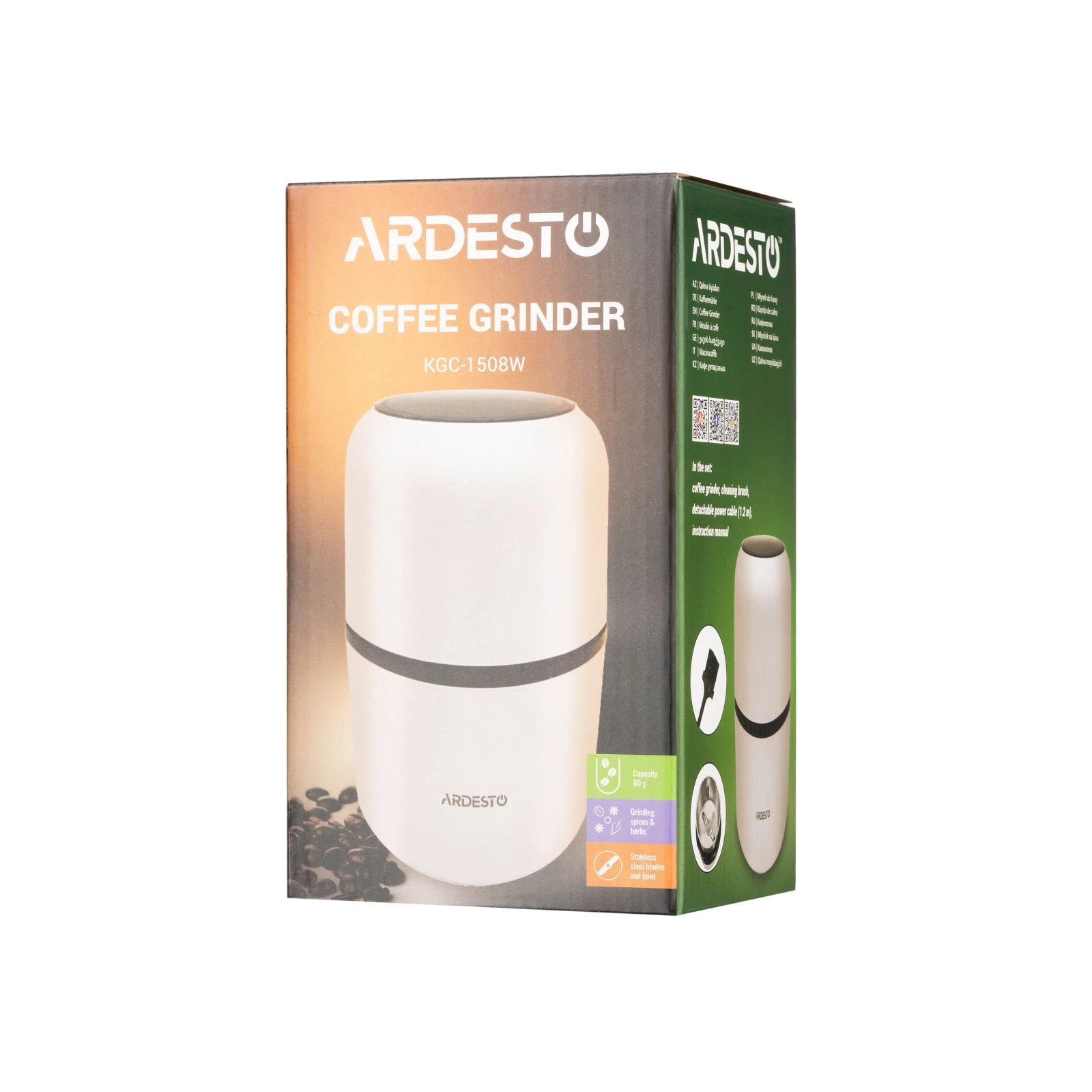 Ardesto KGC-1508W (UA) Місткість 80 г