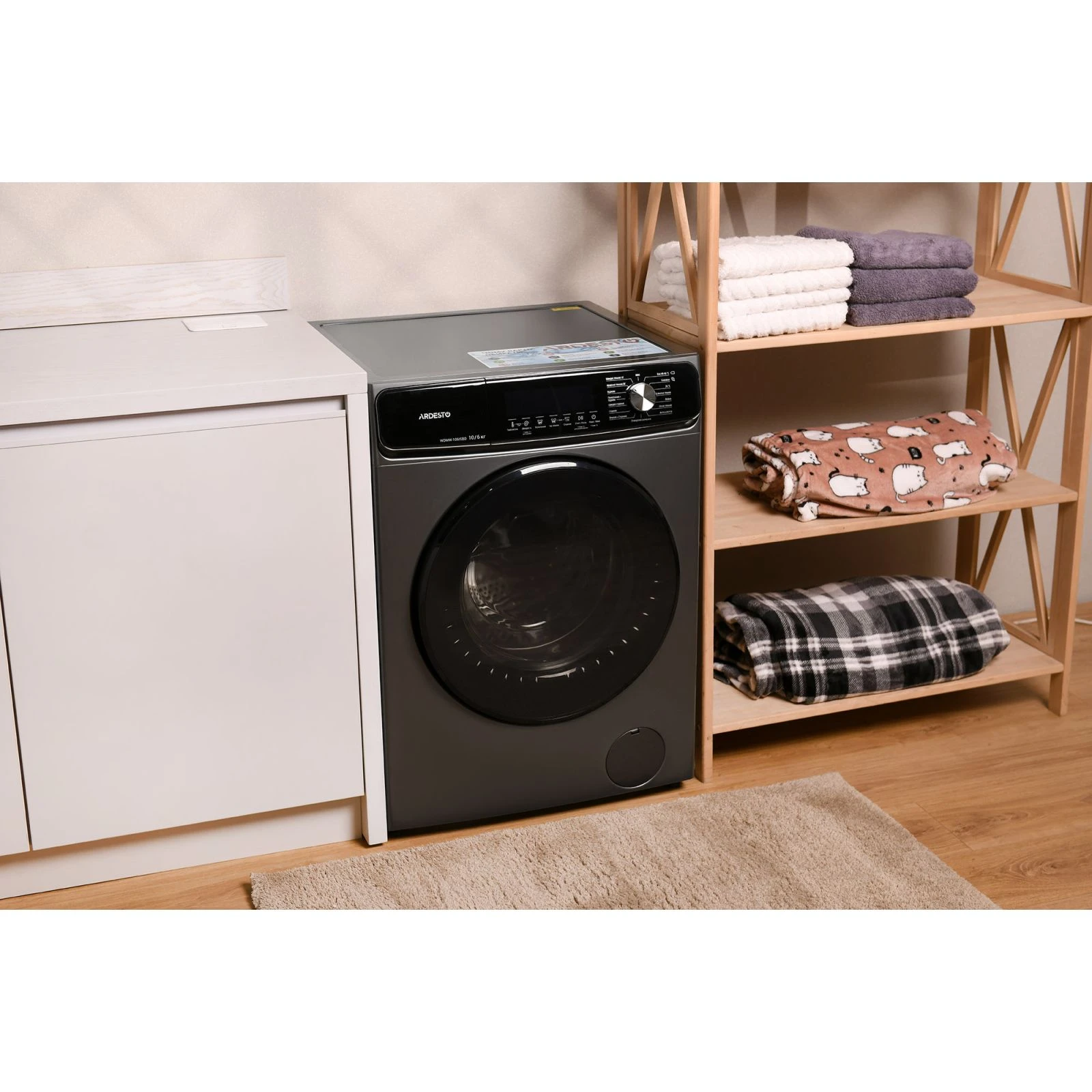 Ardesto WDMW-106ISBD Кількість білизни під час сушіння 6 кг