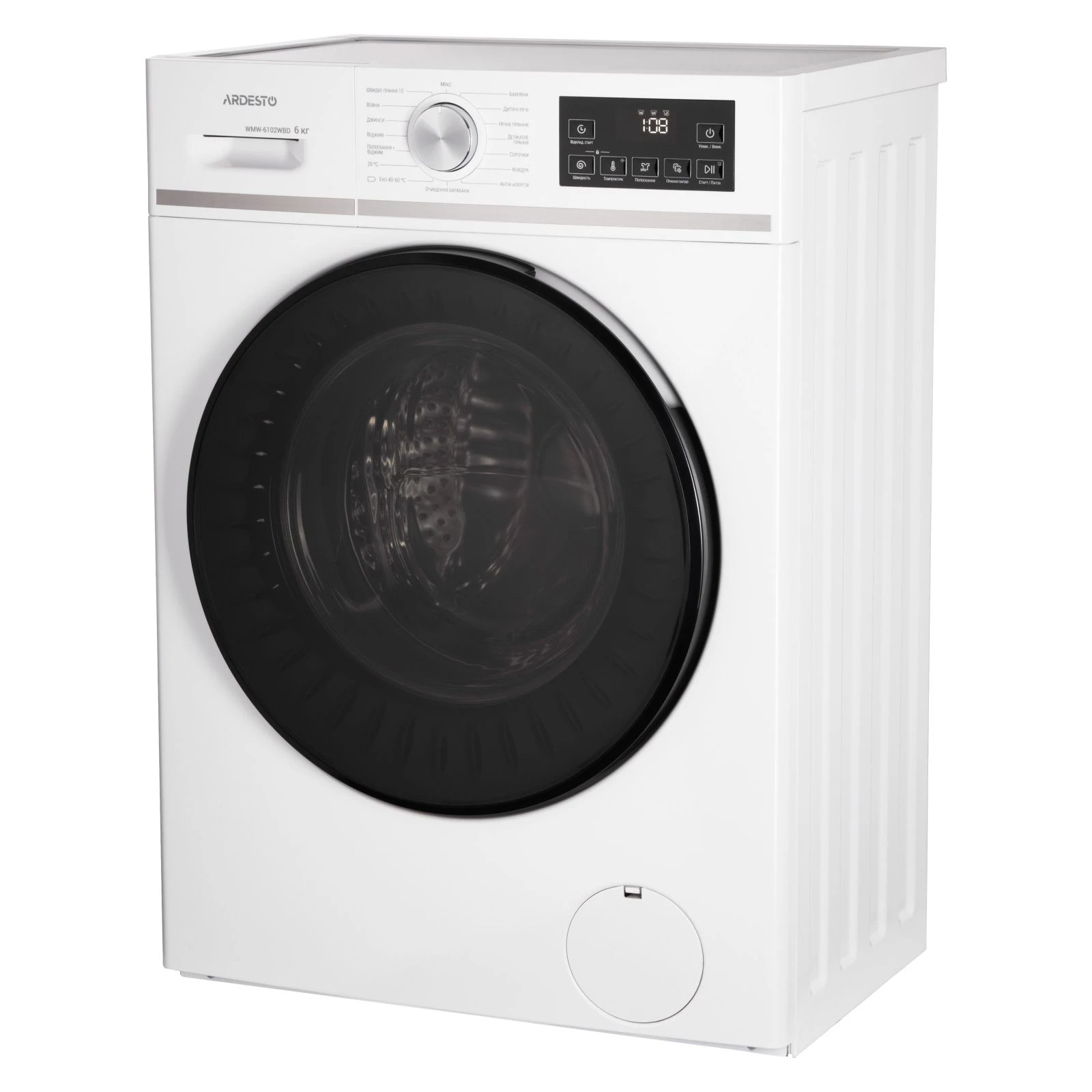 Ardesto WMW-6102WBD Тип: автомат, узкие 32-47 см; Способ