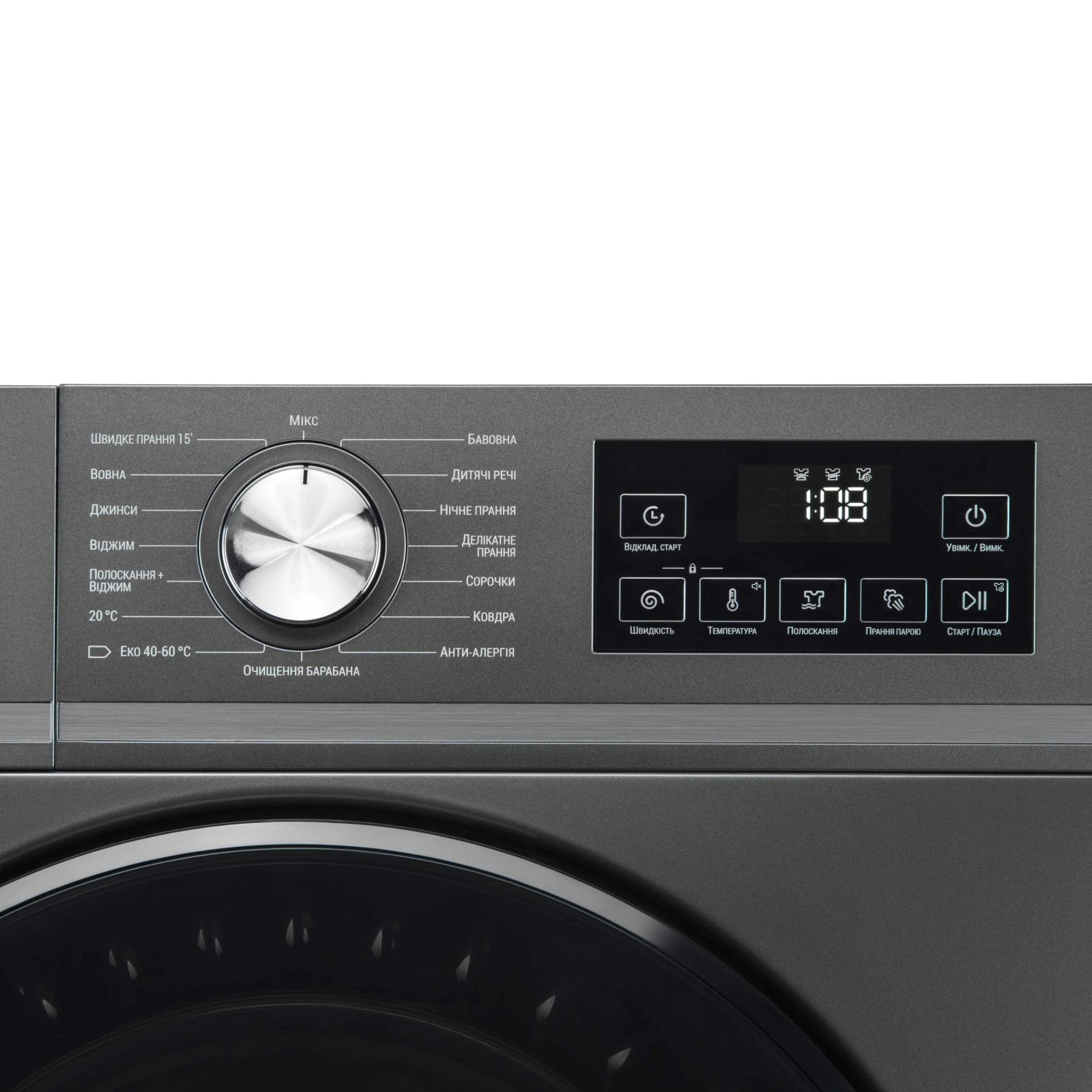 Ardesto WMW-6103DGBD Максимальне завантаження білизни 6 кг