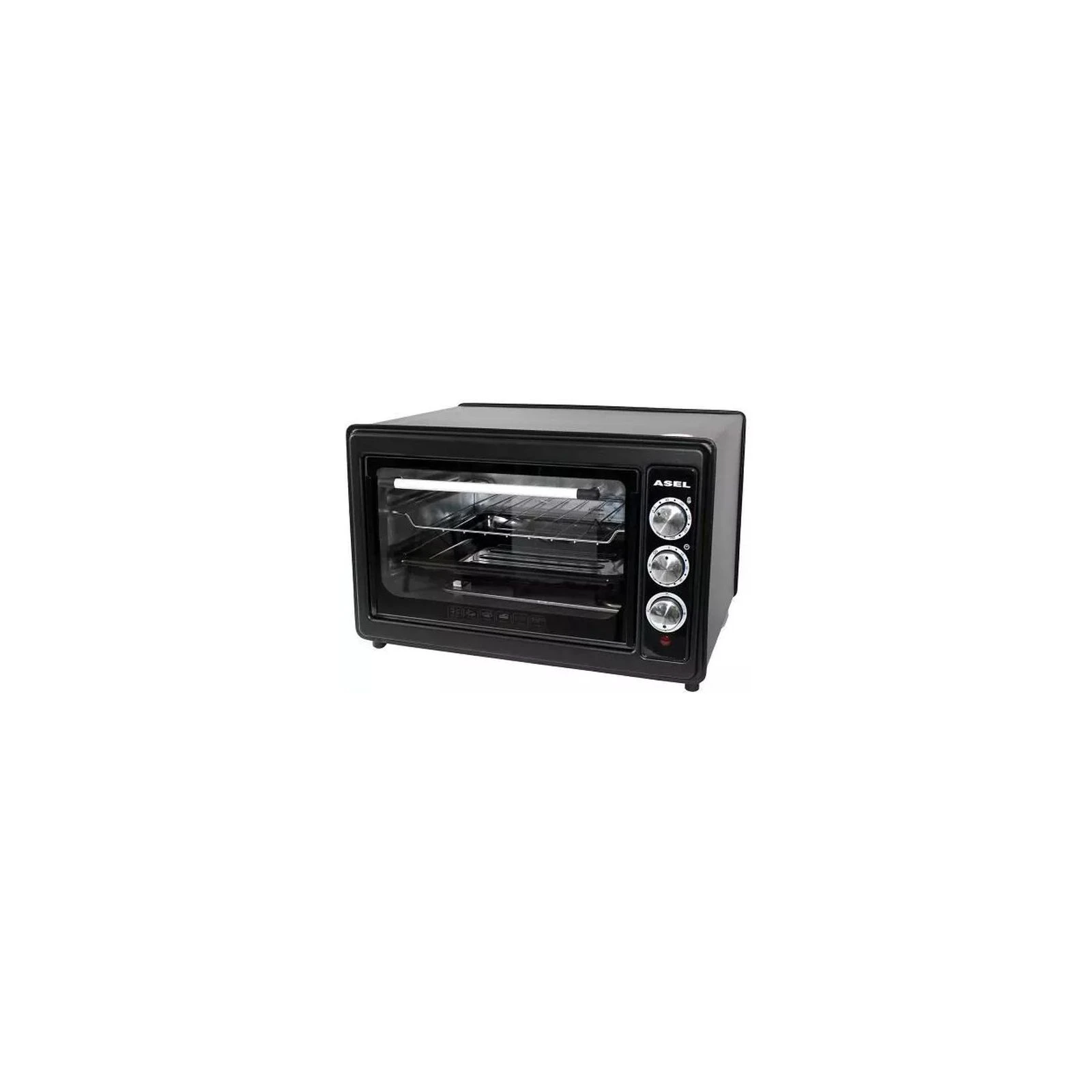 ASEL AF 33-23 BLACK (UA) Мощность: 1300 Вт; Объем духовки: 33