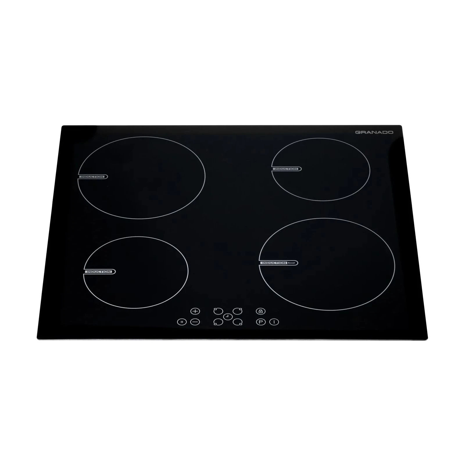 GRANADO GIH 614 black glass (UA) Кількість конфорок 4