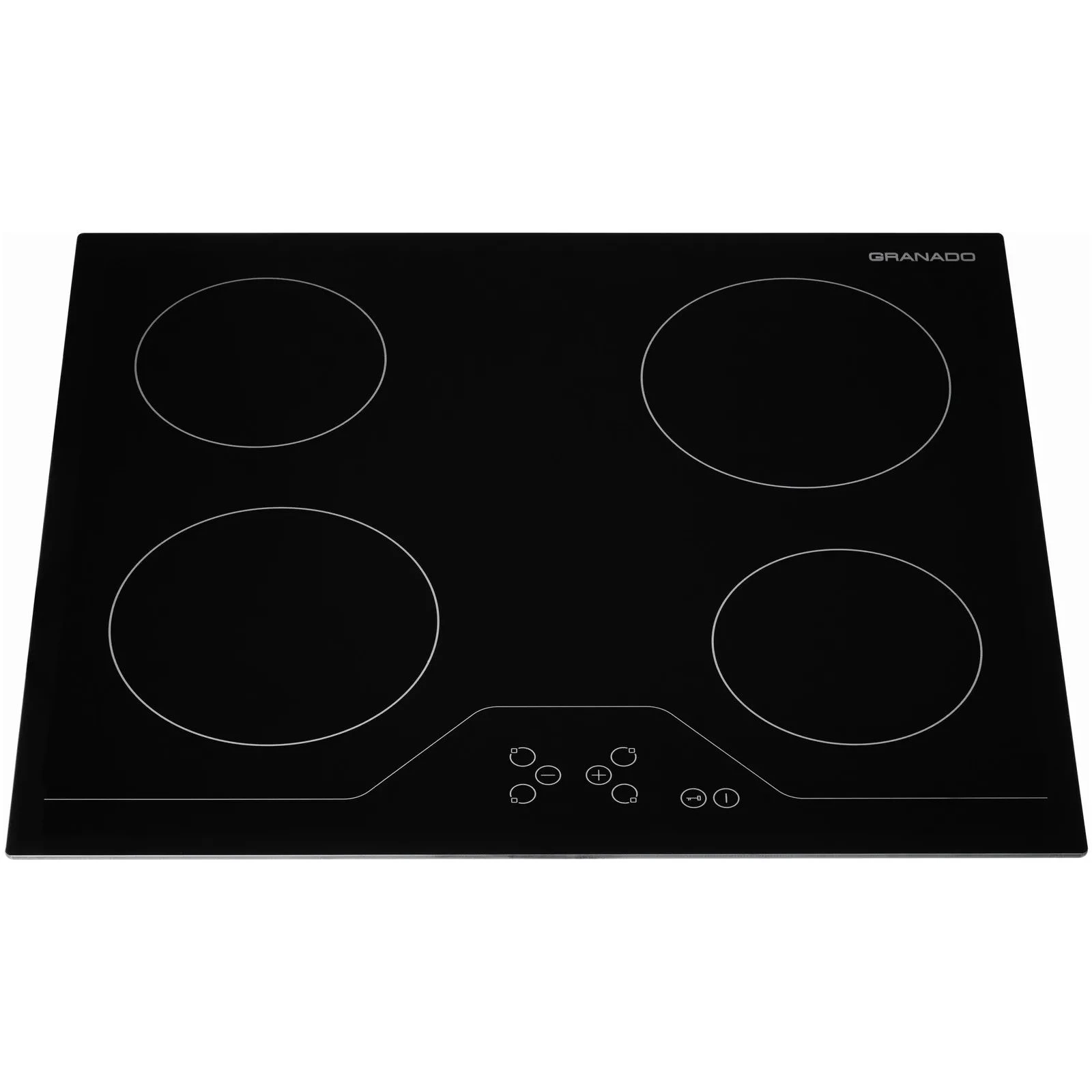 GRANADO GVH 624 black glass (UA) Количество конфорок 4