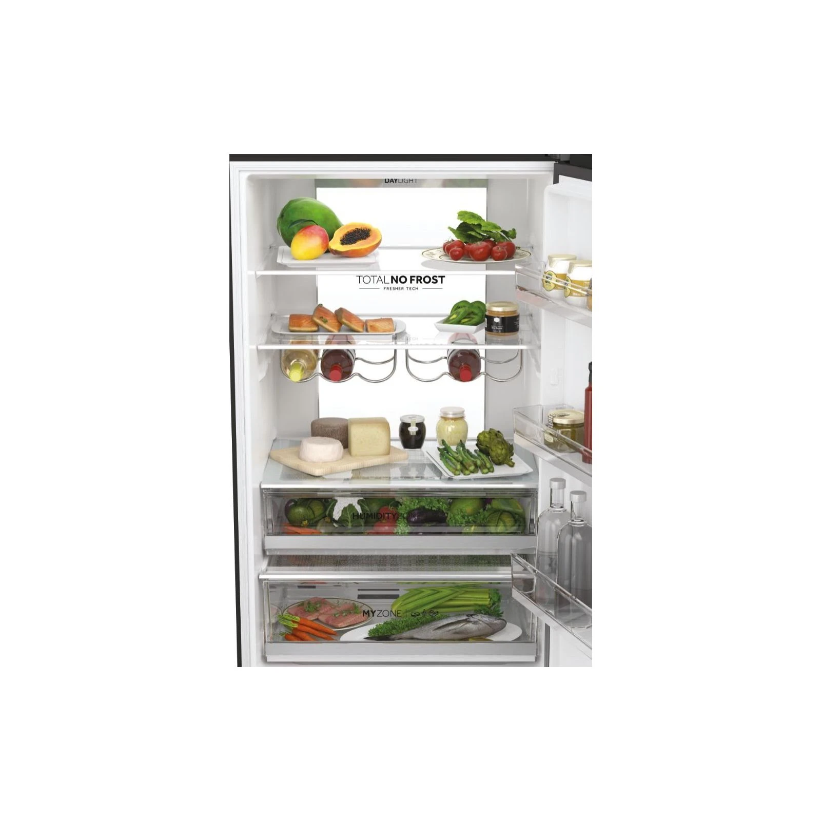 Haier HTW7720ENPT Система розморожування No Frost холодильне+морозильне відділення