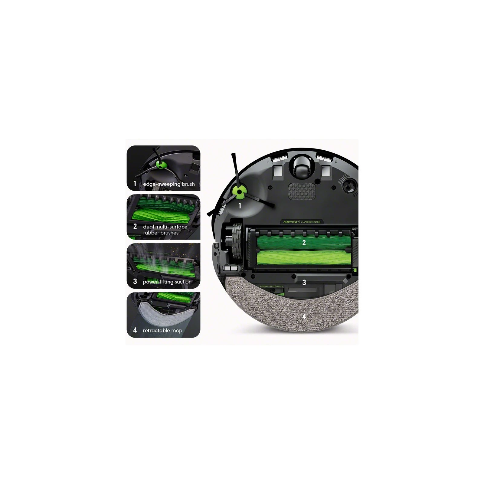 iRobot Roomba Combo J7 (c715840) (UA) Тип керування через смартфон