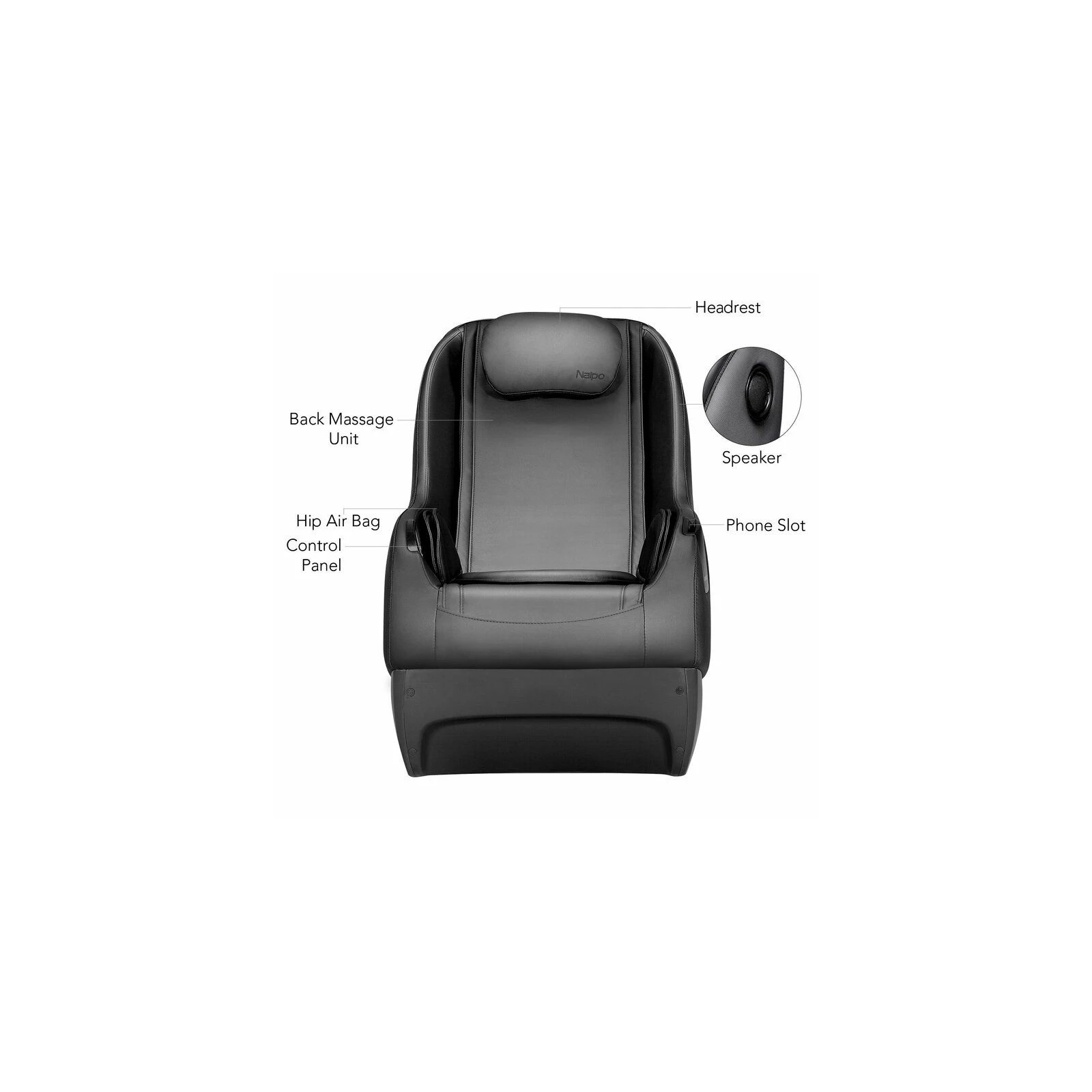 Масажне крісло NAIPO MGCHR-A150 (UA) Додаткові характеристики Bluetooth