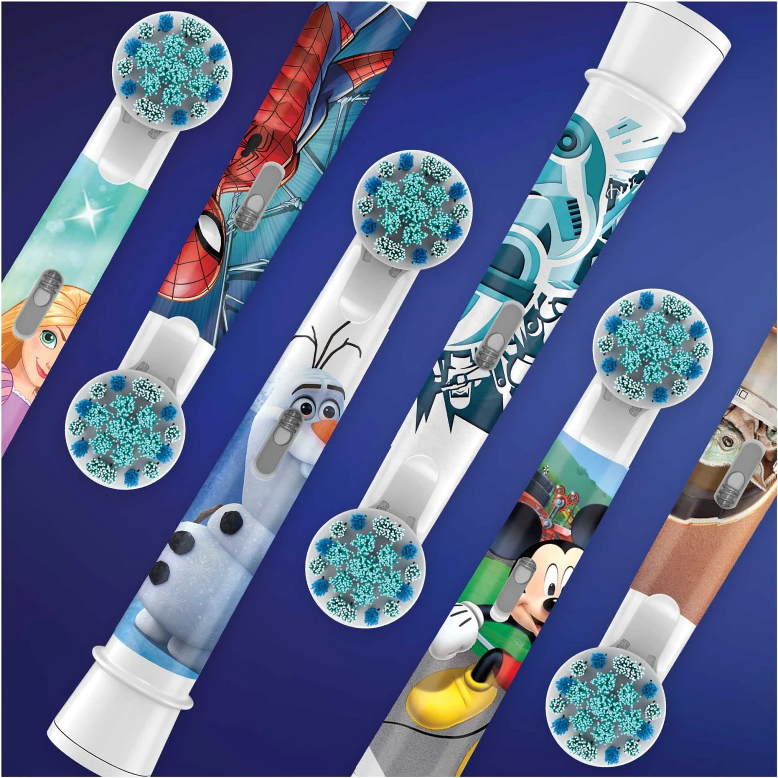 Насадка для зубной щетки Oral-B Kids Frozen II, 2 шт (4210201383994) (UA) Жесткость щетины Soft