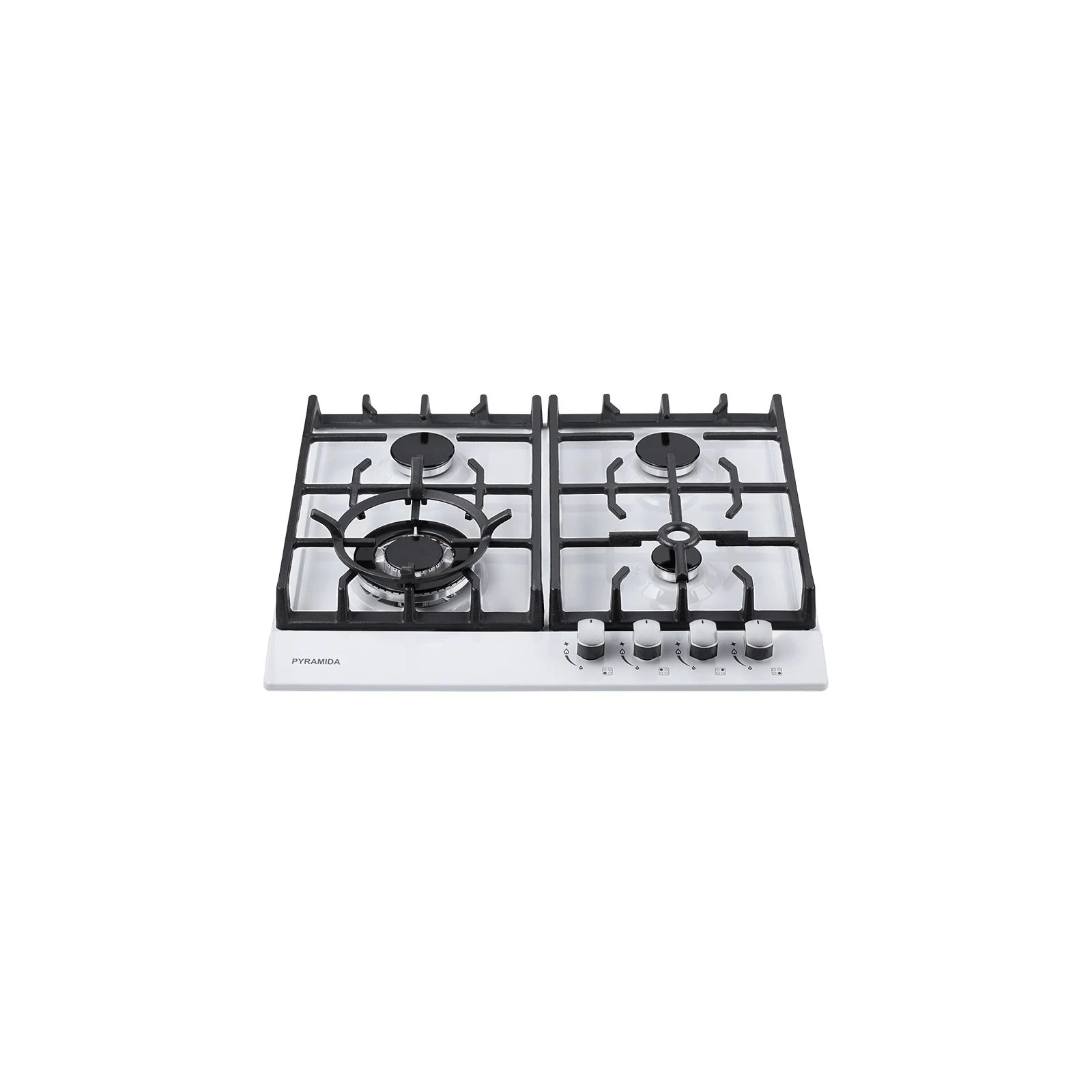 Pyramida PFE 643 BLACK LUXE (UA) Тип поверхности газовая