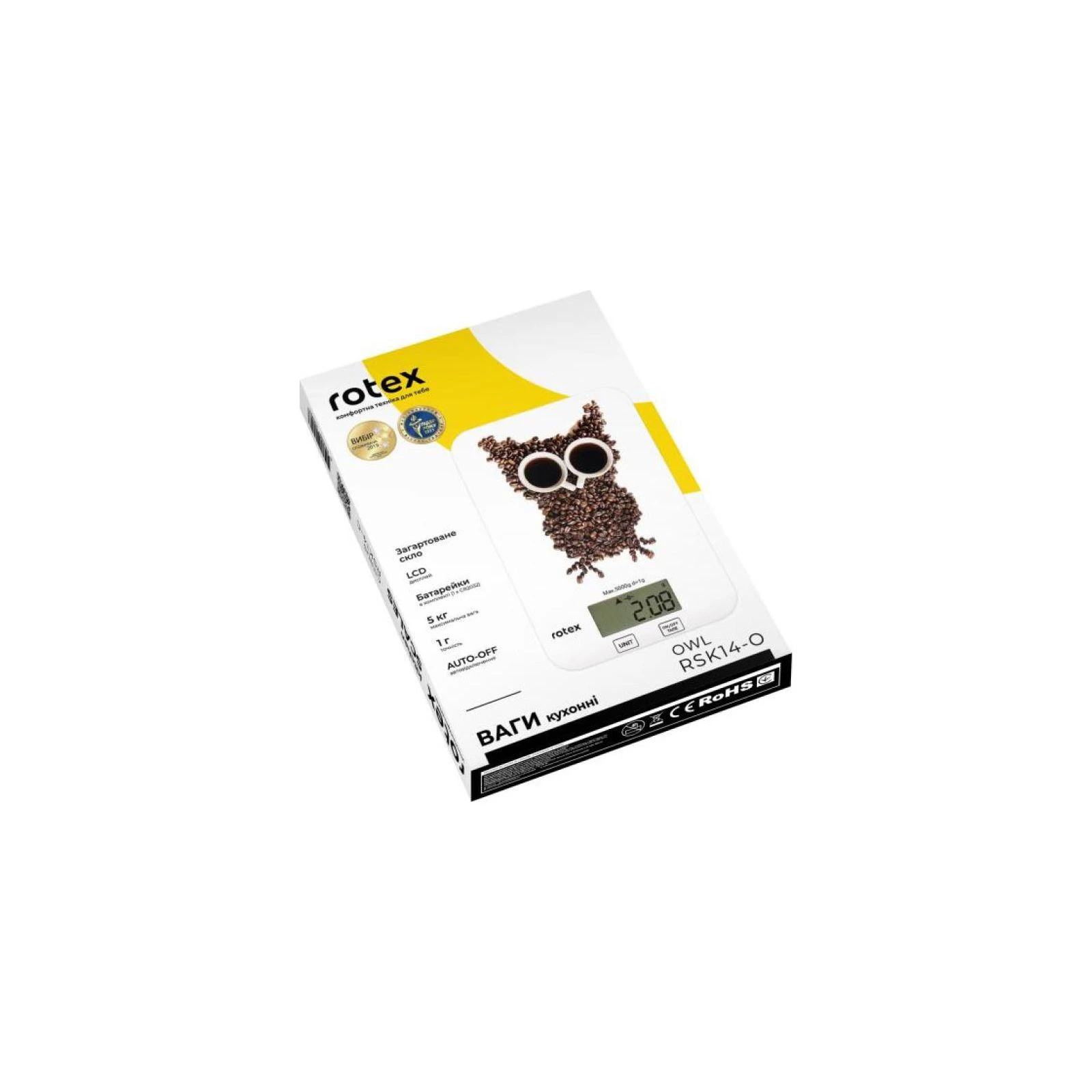 Rotex RSK14-O owl (UA) Тип: електронні; Конструкція: із