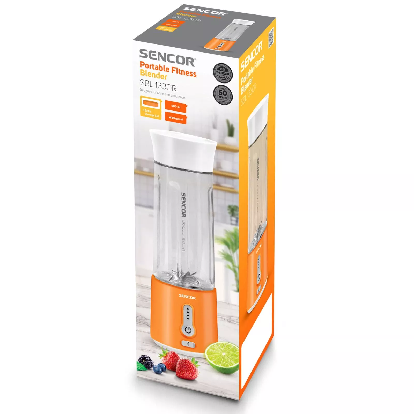 Sencor SBL133OR (UA) Тип: фітнес-блендер; Потужність: