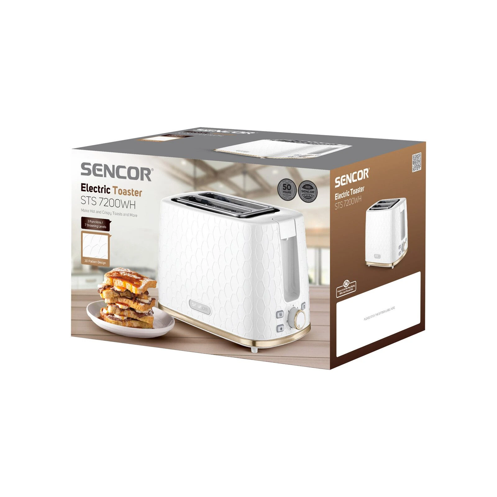 Sencor STS7200WH (UA) Тип керування: механічне;