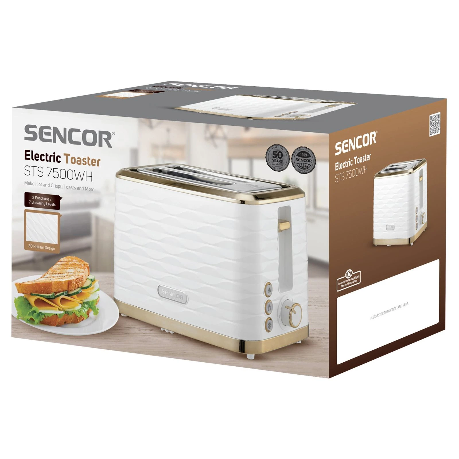Sencor STS7500WH (UA) Тип керування: механічне;