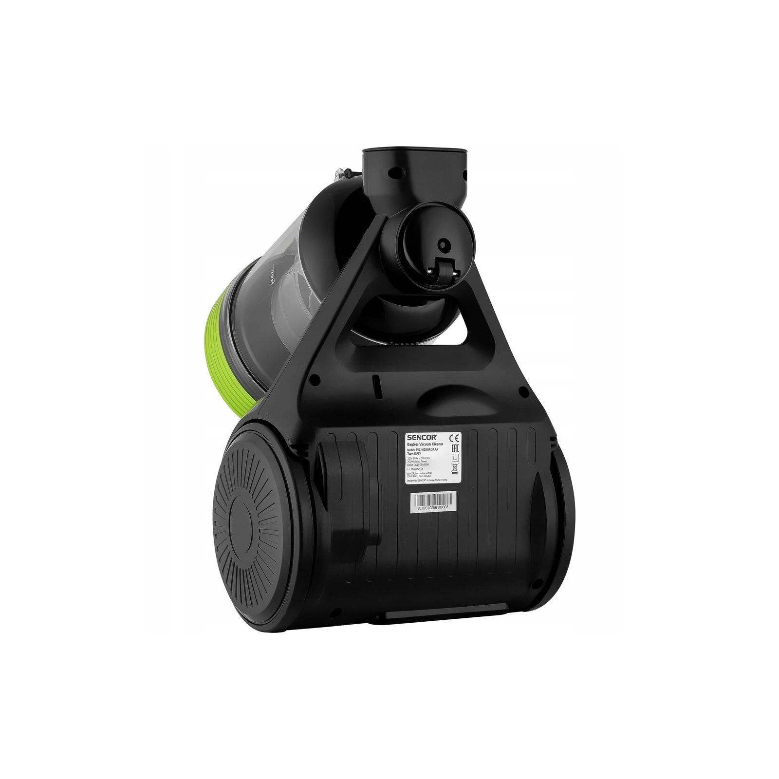 Sencor SVC1025GR (UA) Тип пилозбірника контейнер, пластиковий контейнер (циклонна система)