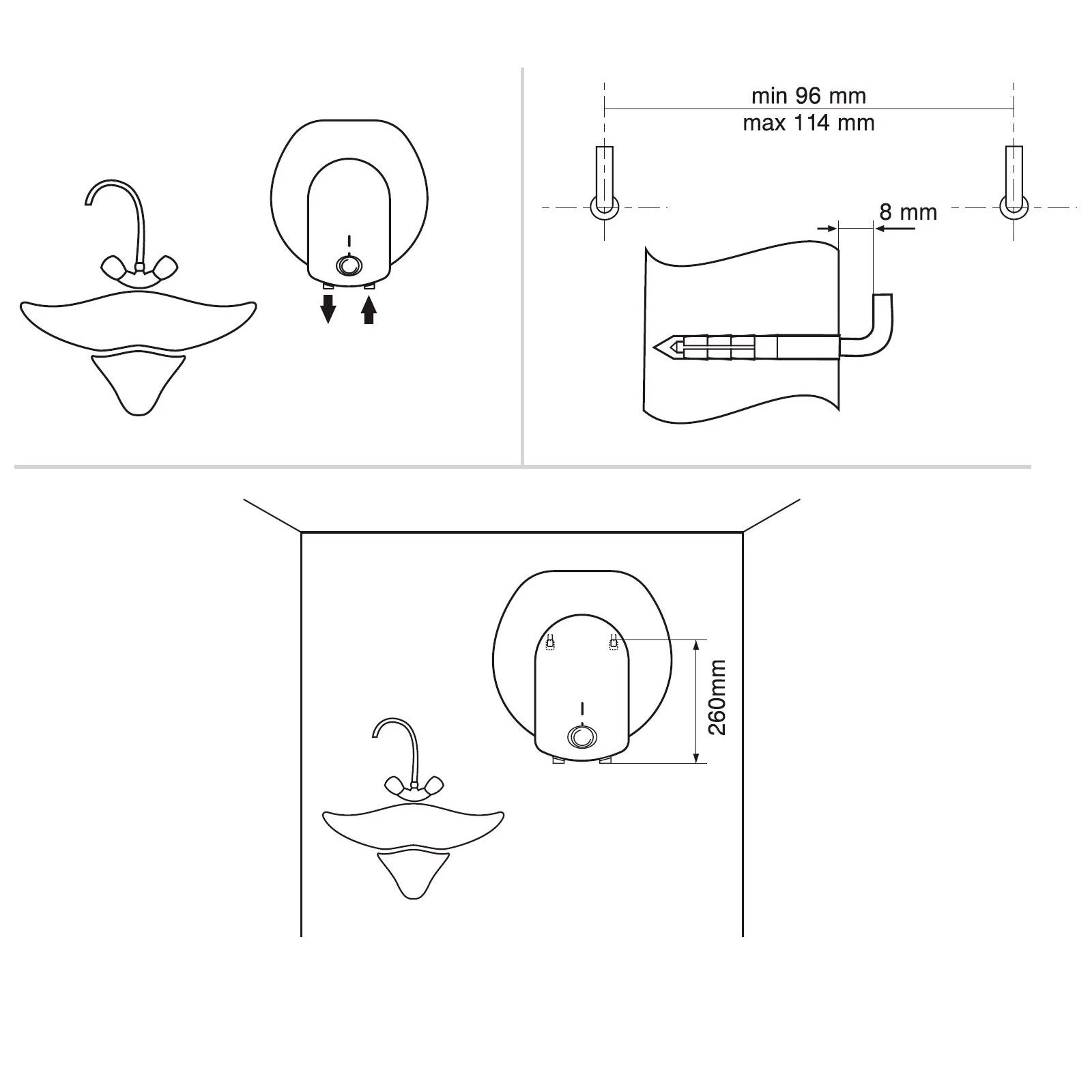 Tesy BILIGHT COMPACT 10A (UA) Форма бойлера: slim (тонкая); Тип