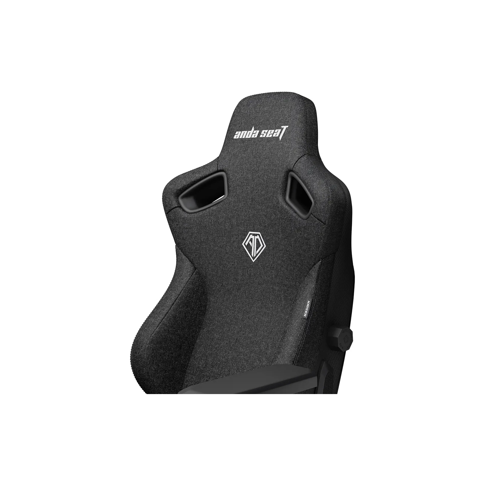 Anda Seat Kaiser 3 Fabric Size L Black (AD12YDC-L-01-B-CF) (UA) Розмір сидіння 52.5 х 57 см см