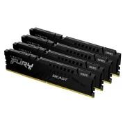 DDR5 128GB (4x32GB) 5600 MHz Beast Black XMP Kingston Fury (ex.HyperX) (KF556C40BBK4-128) (UA)