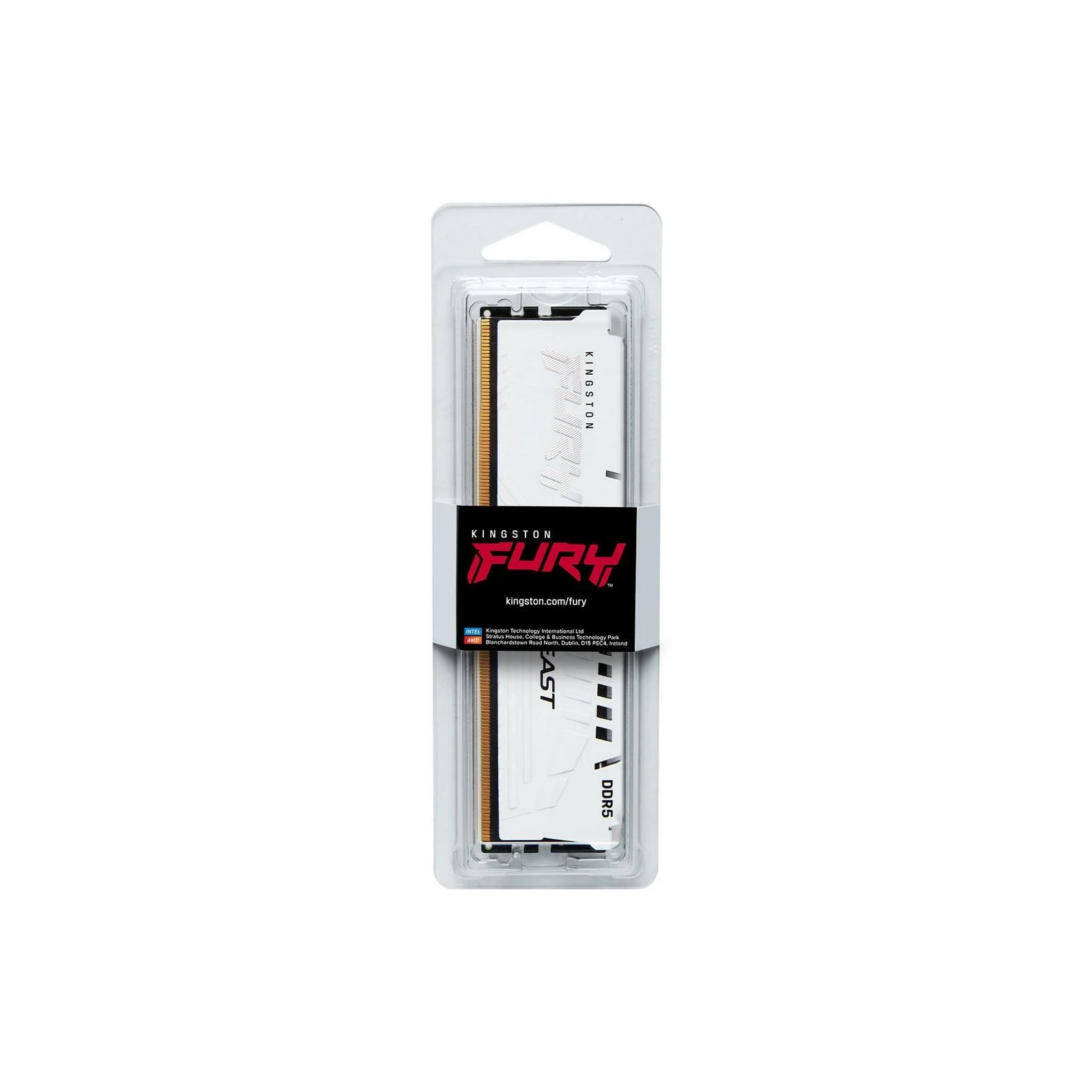 DDR5 32GB (2x16GB) 6800 MHz Beast White EXPO Kingston Fury (ex. HyperX) (KF568C34BWEK2-32) (UA) Тип пам'яті DDR5